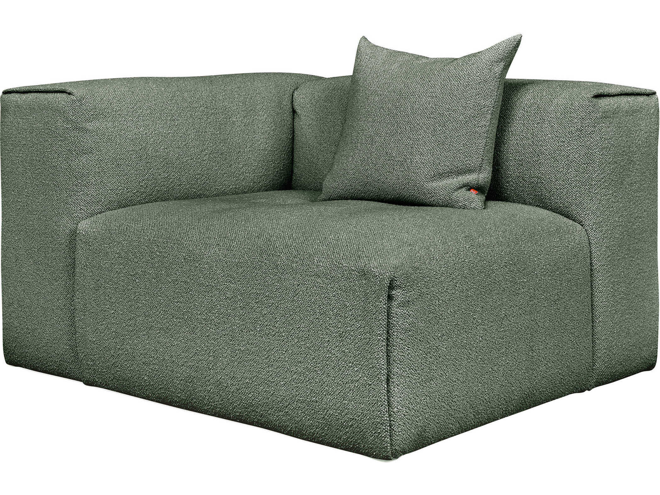 Gus* Modern Nest Green Left Arm Modular Chair