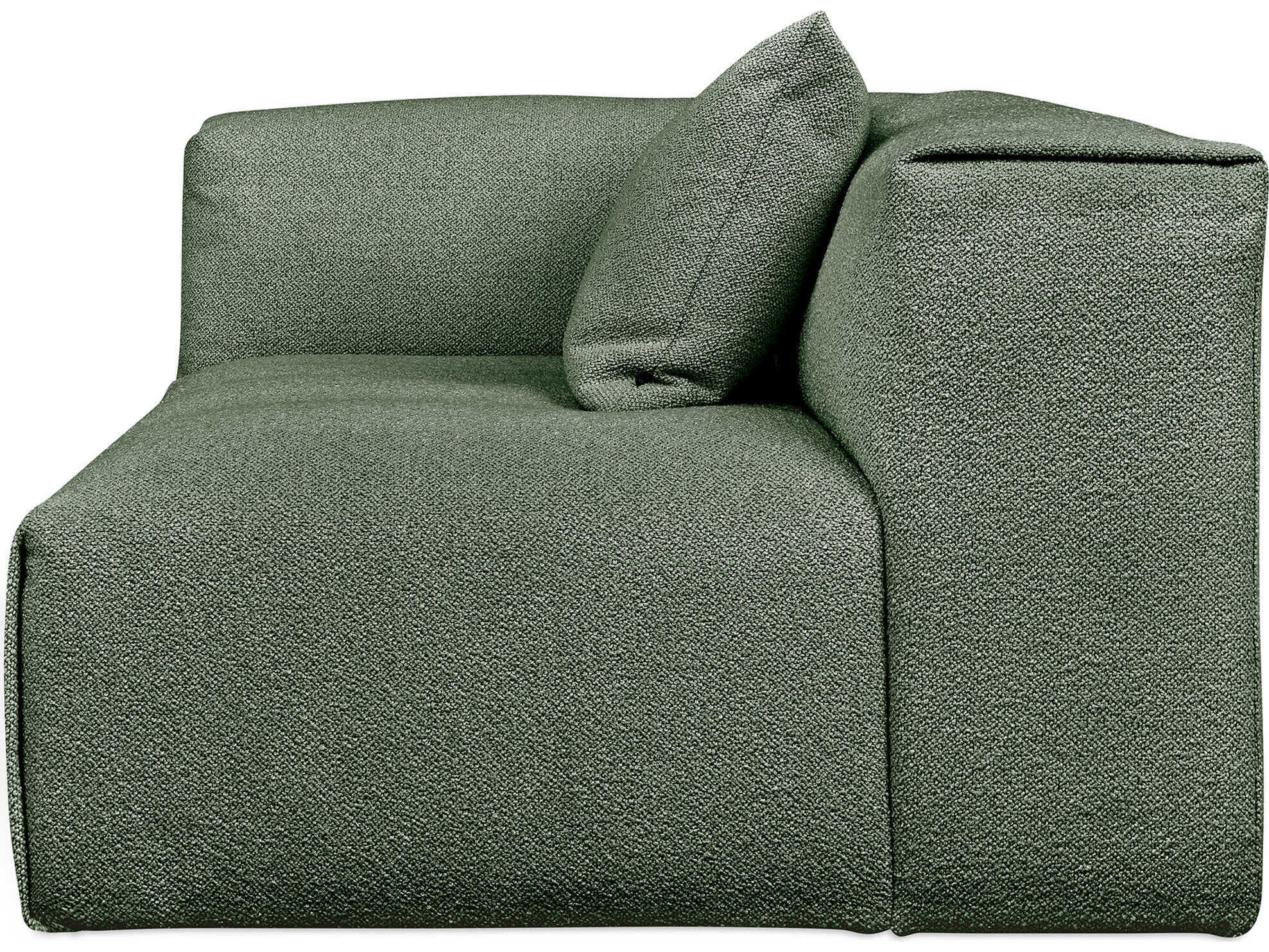 Gus* Modern Nest Green Left Arm Modular Chair