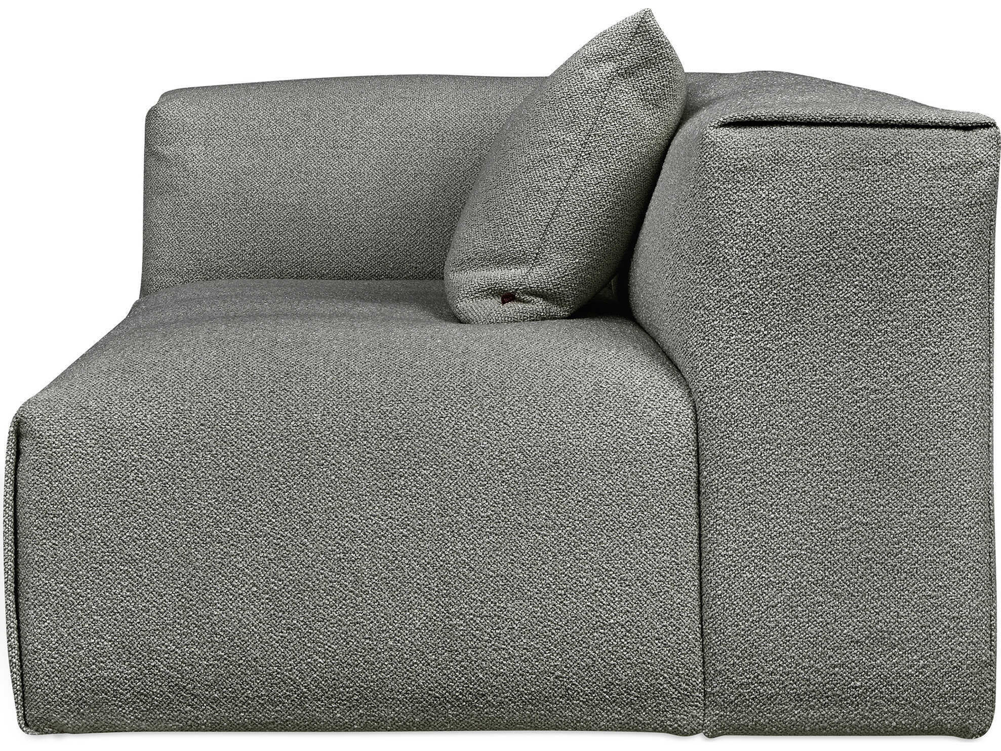 Gus* Modern Nest Gray Left Arm Modular Chair