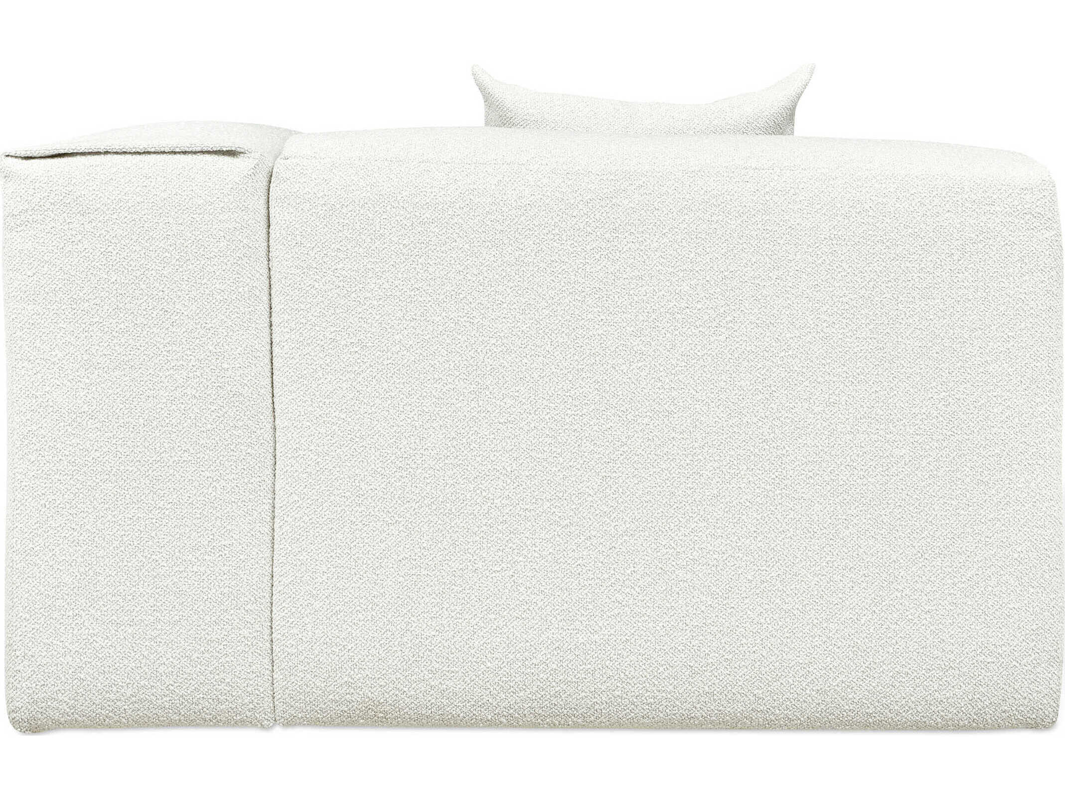 Gus* Modern Nest White Right Arm Modular Chair