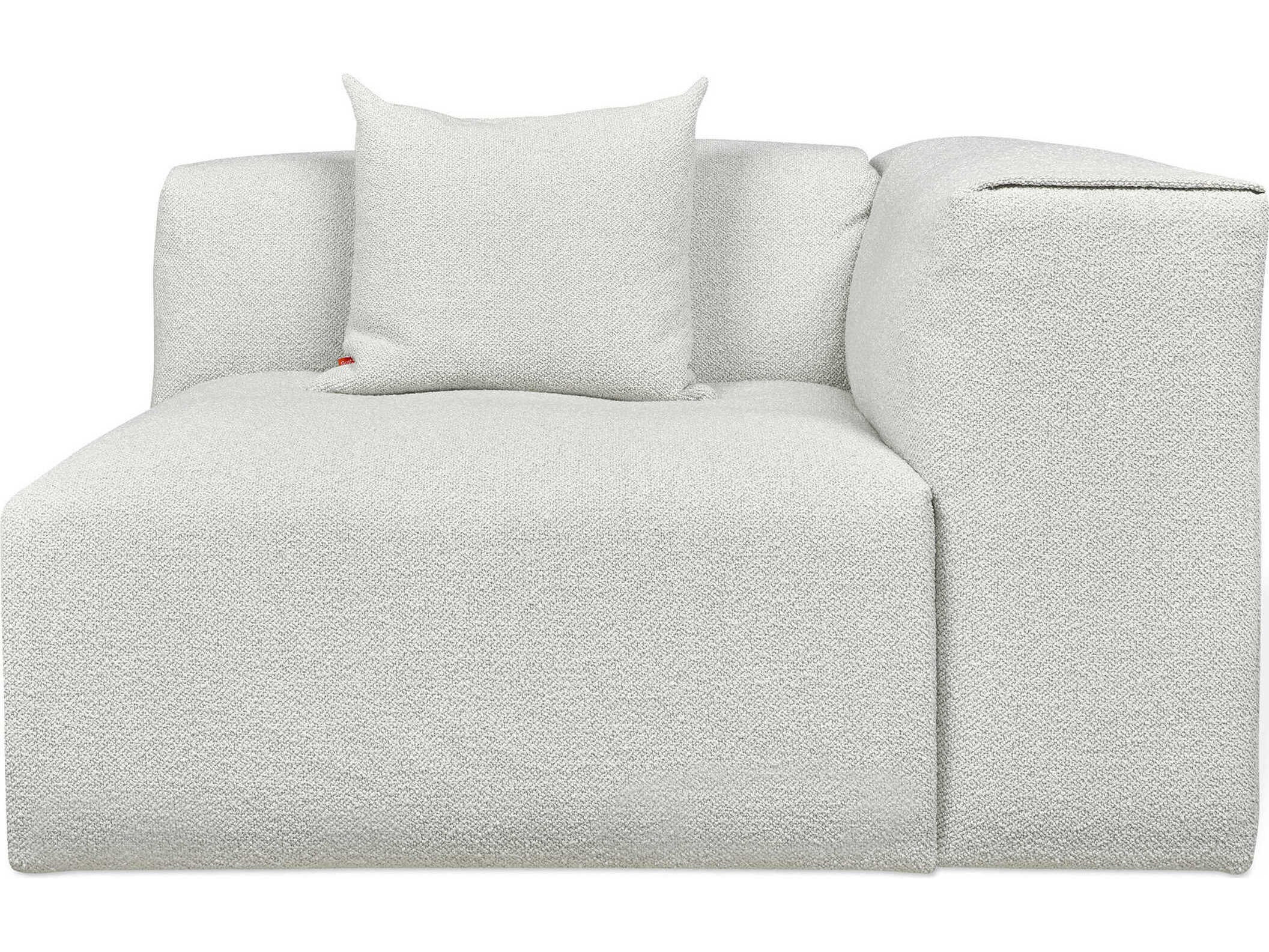 Gus* Modern Nest Gray Right Arm Modular Chair