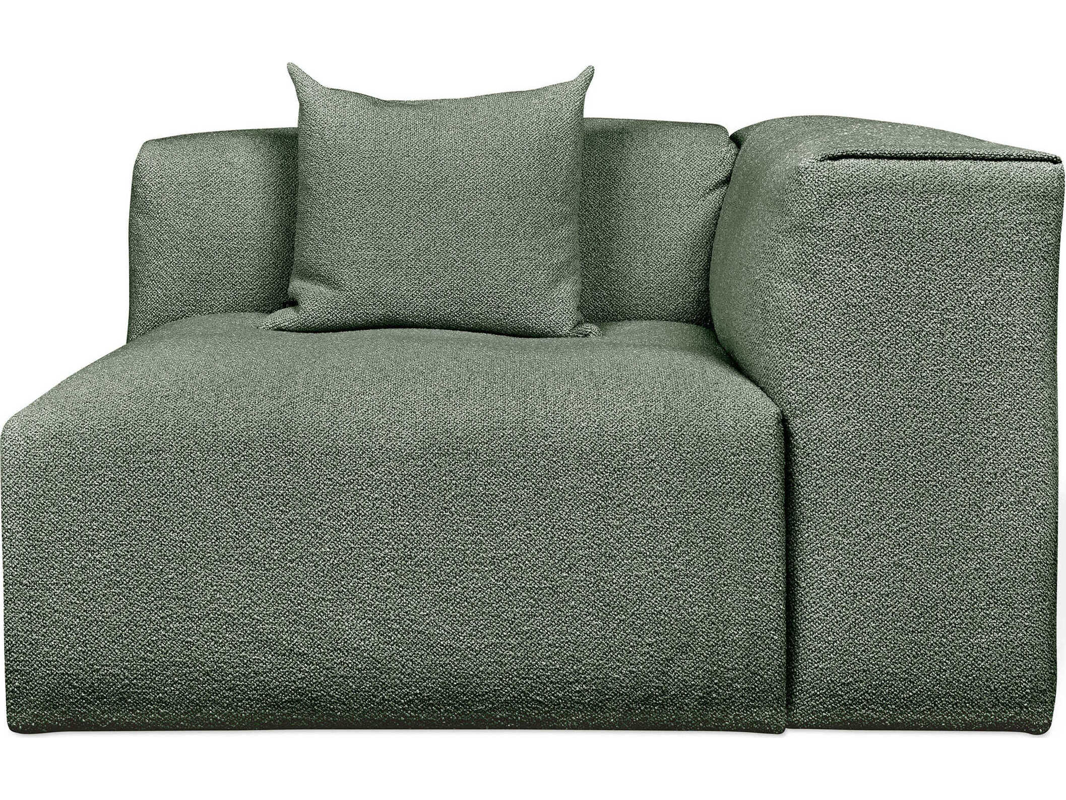 Gus* Modern Nest Green Right Arm Modular Chair
