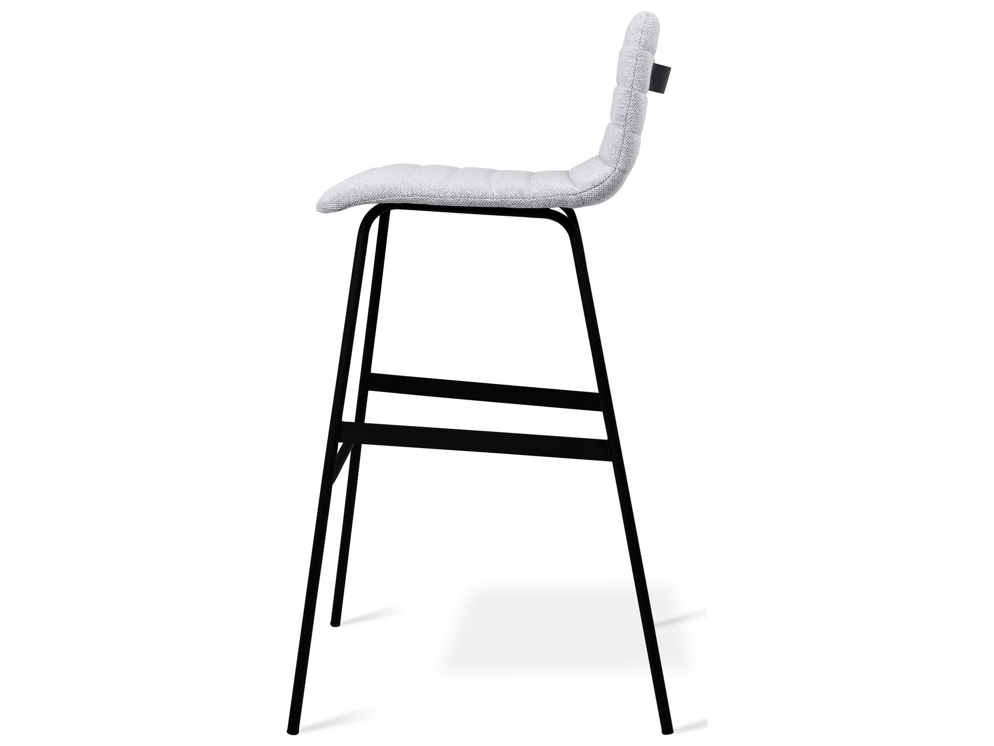 Gus* Modern Lecture Upholstered Pixel Shale Bar Stool