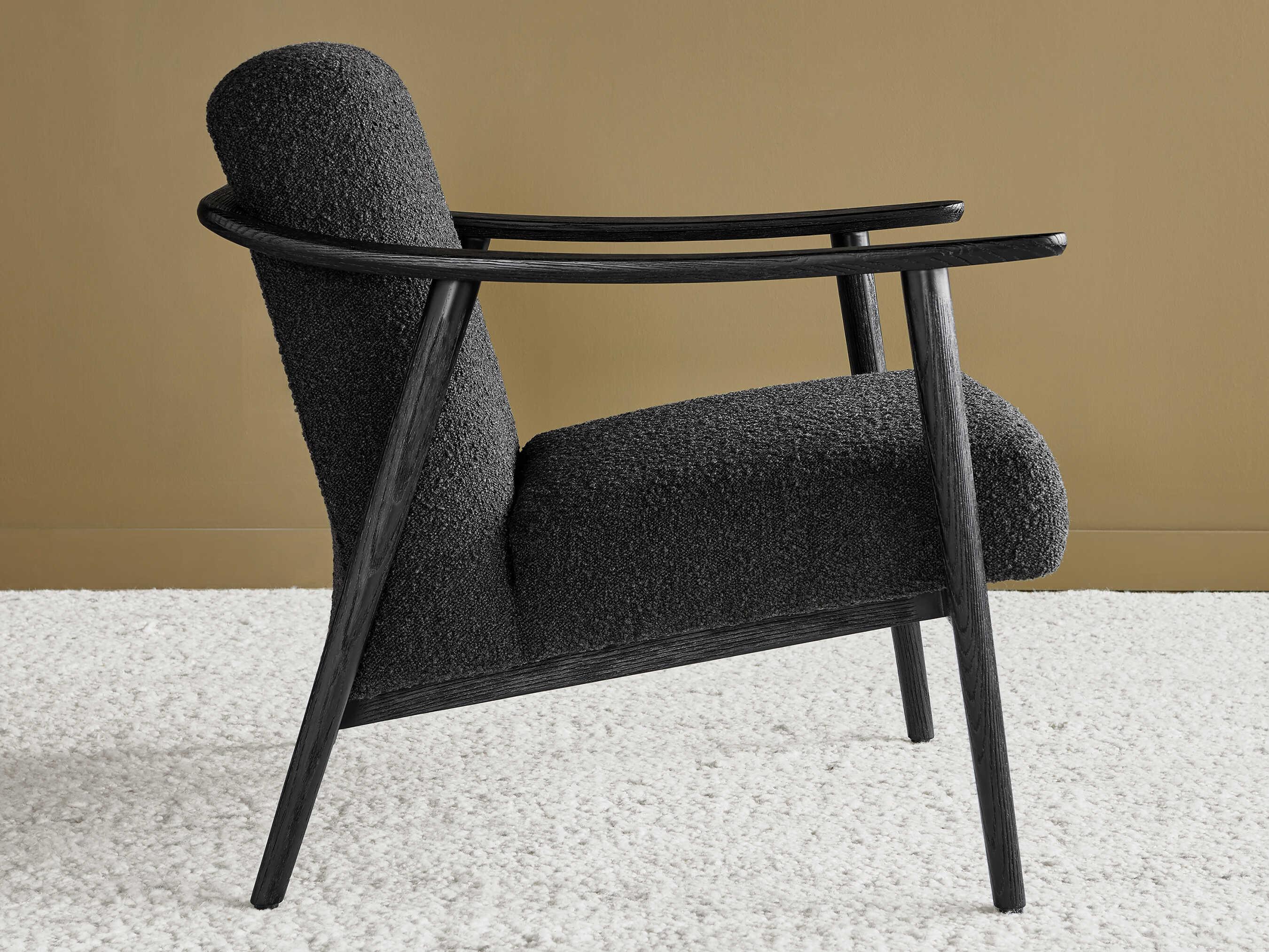Gus* Modern Baltic Black Accent Chair