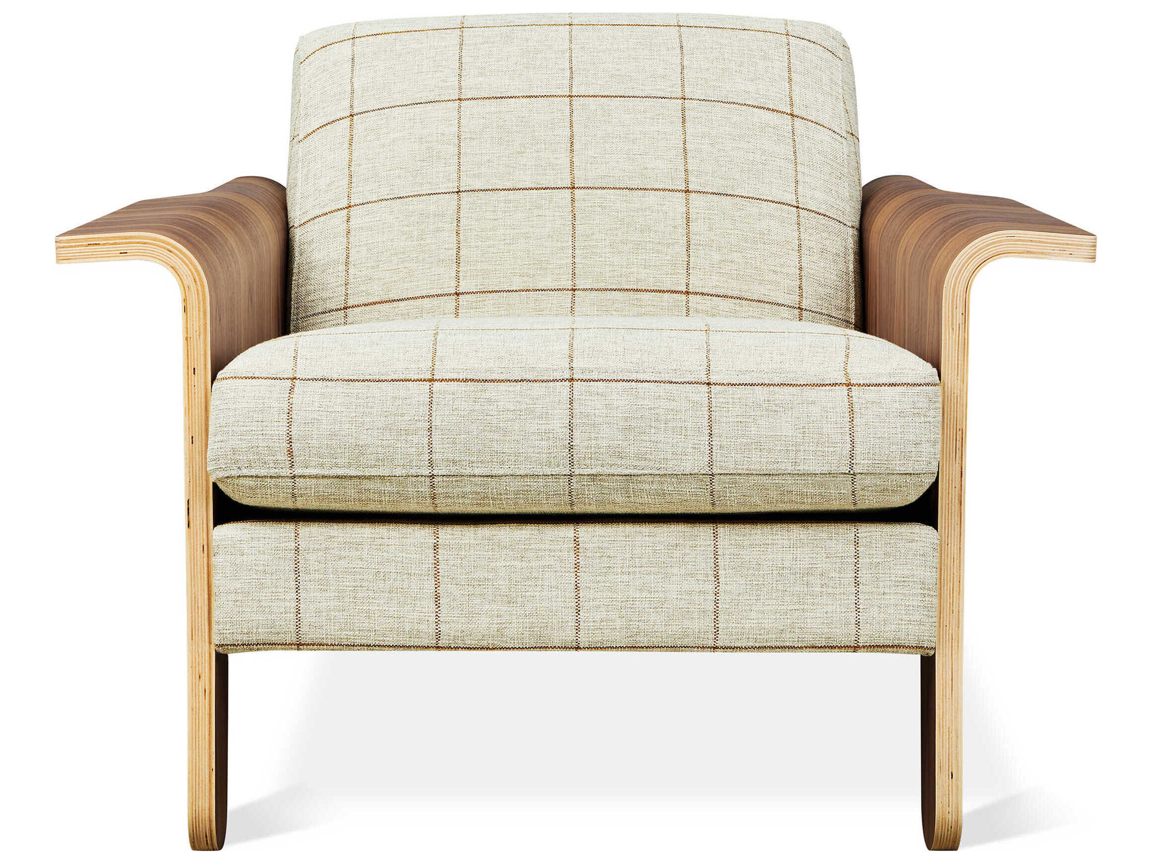 Gus* Modern Lodge Lattice Copper Beige Accent Chair