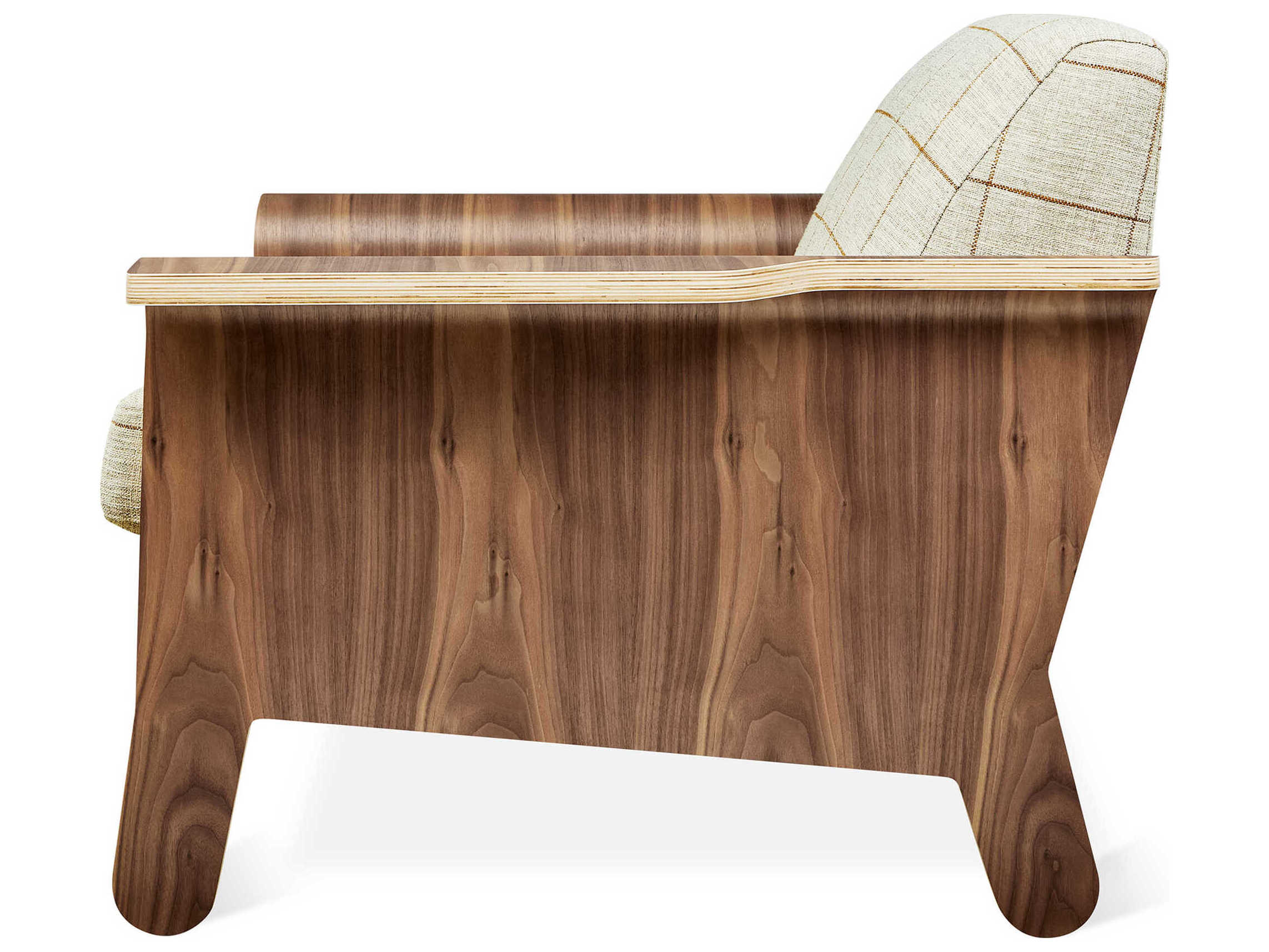 Gus* Modern Lodge Lattice Copper Beige Accent Chair