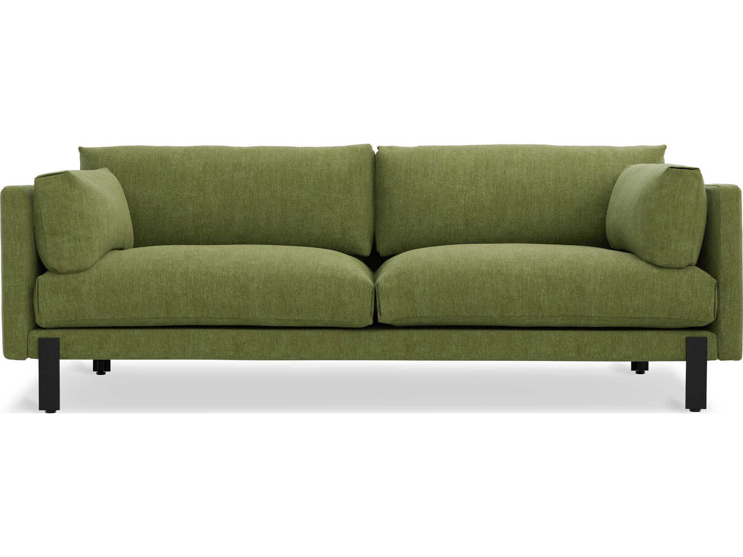 Gus* Modern Silverlake Bastille Clover Green Upholstered Sofa