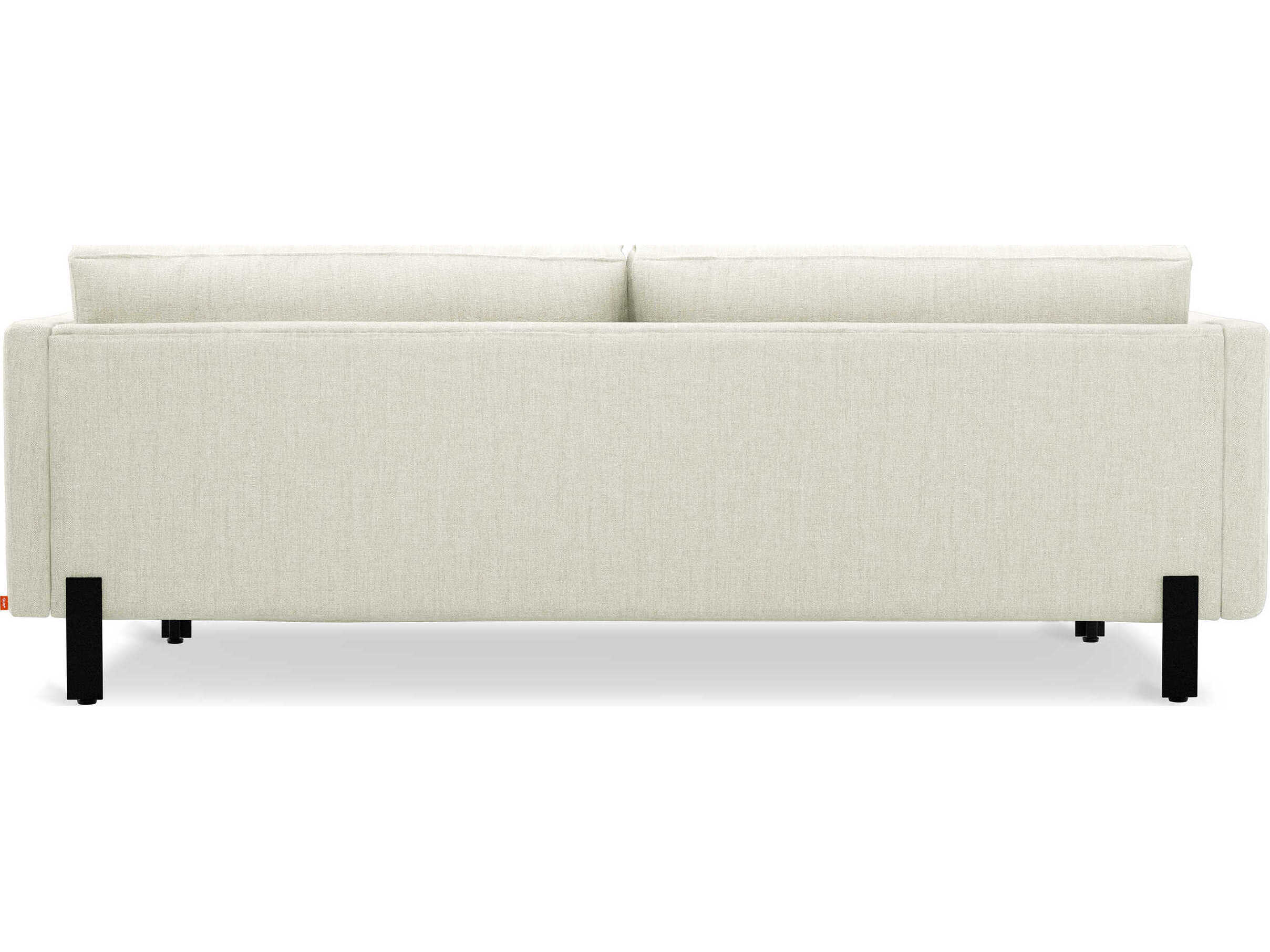 Gus* Modern Silverlake Sutton Canvas White Upholstered Sofa