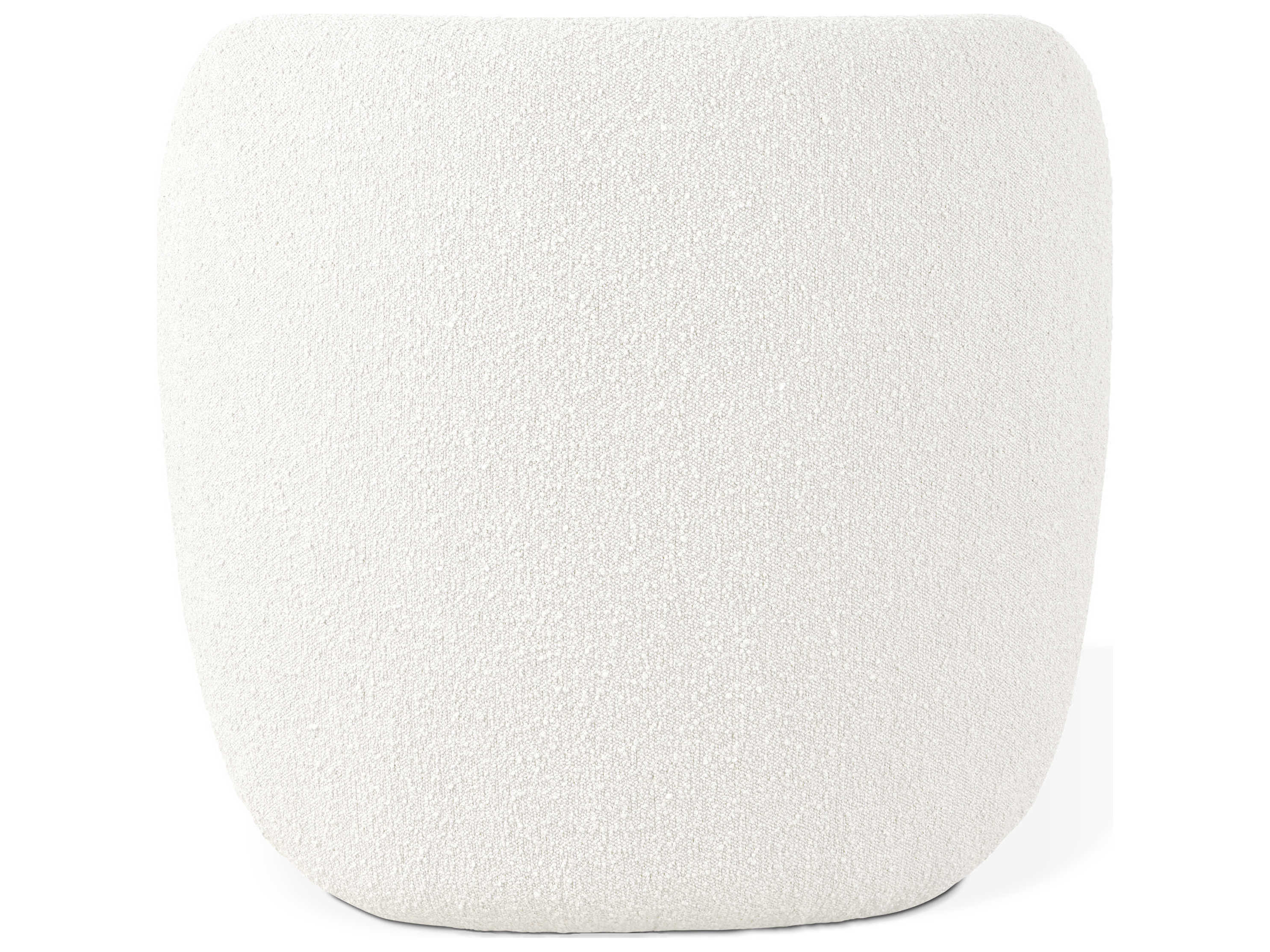 Gus* Modern Forme White Fabric Accent Chair