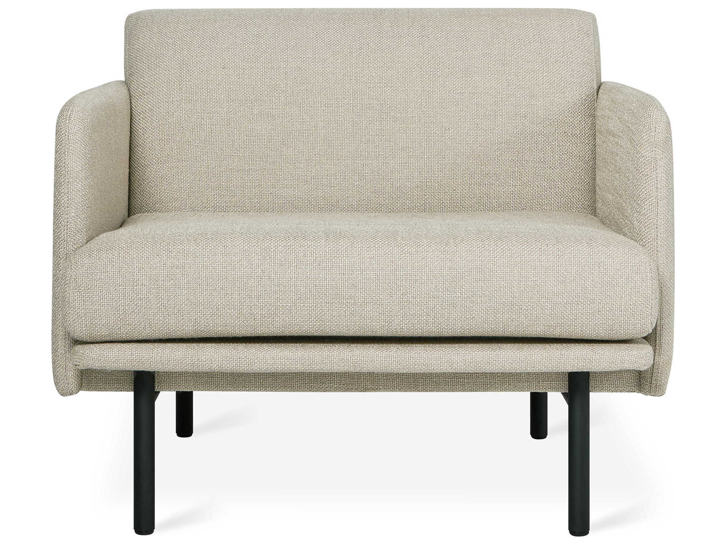 Gus* Modern Foundry Beige Fabric Accent Chair