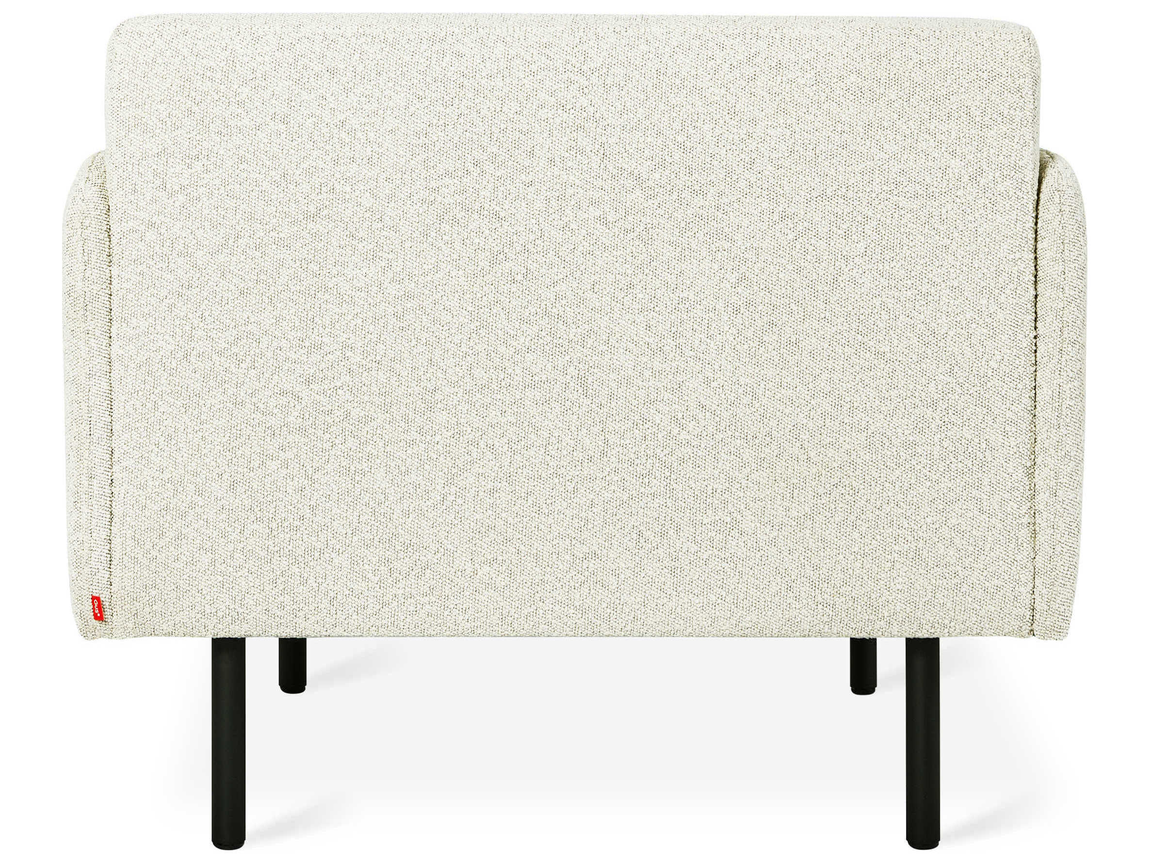 Gus* Modern Foundry White Fabric Accent Chair