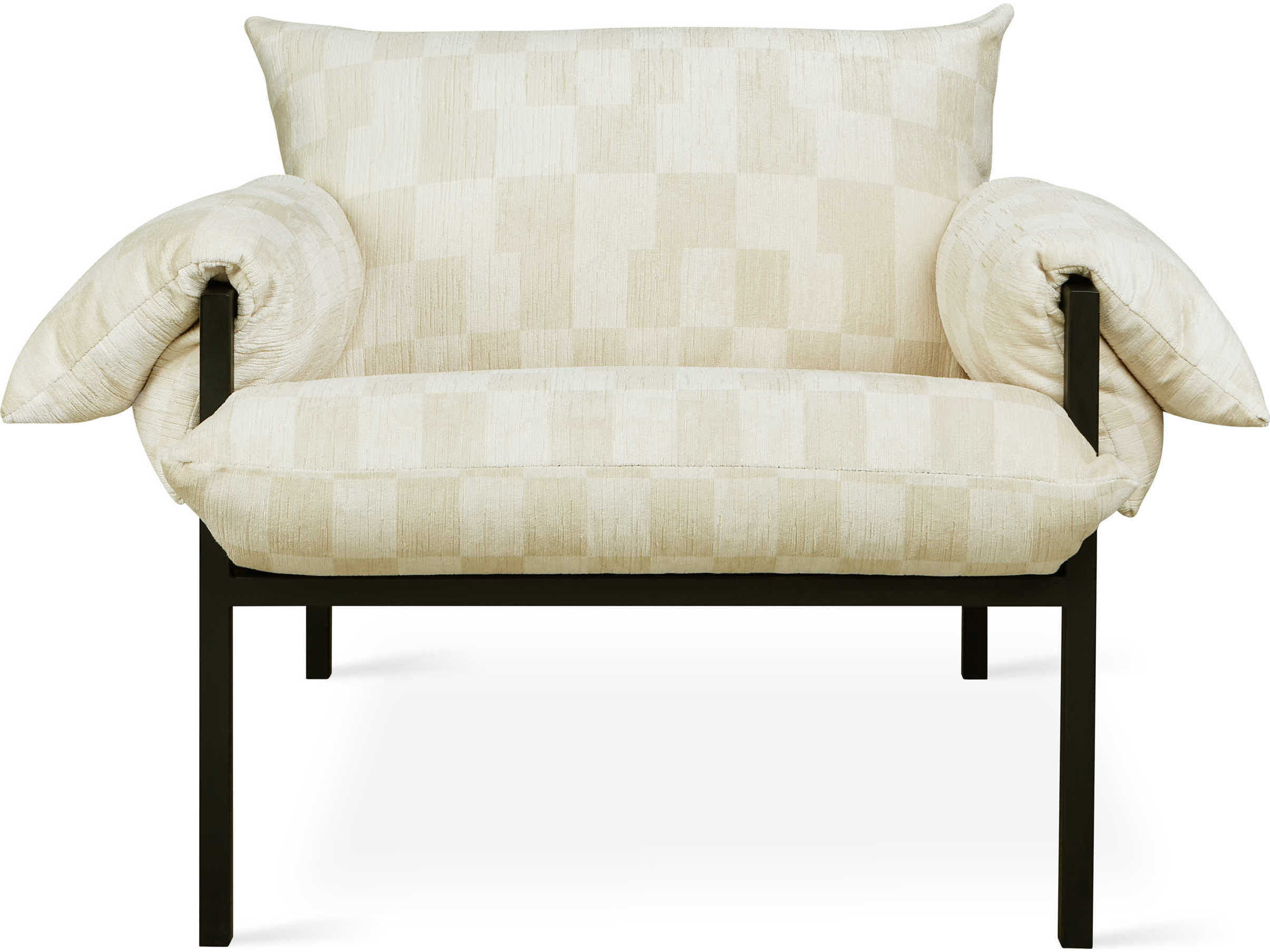 Gus* Modern Fulton Beige Fabric Accent Chair