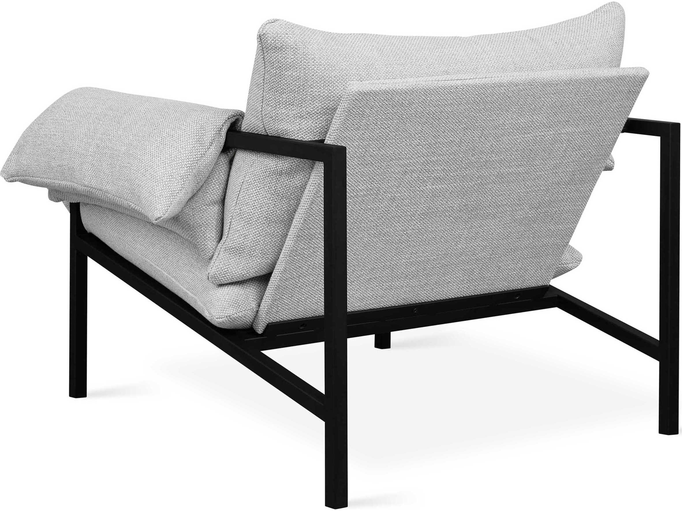 Gus* Modern Fulton Gray Fabric Accent Chair