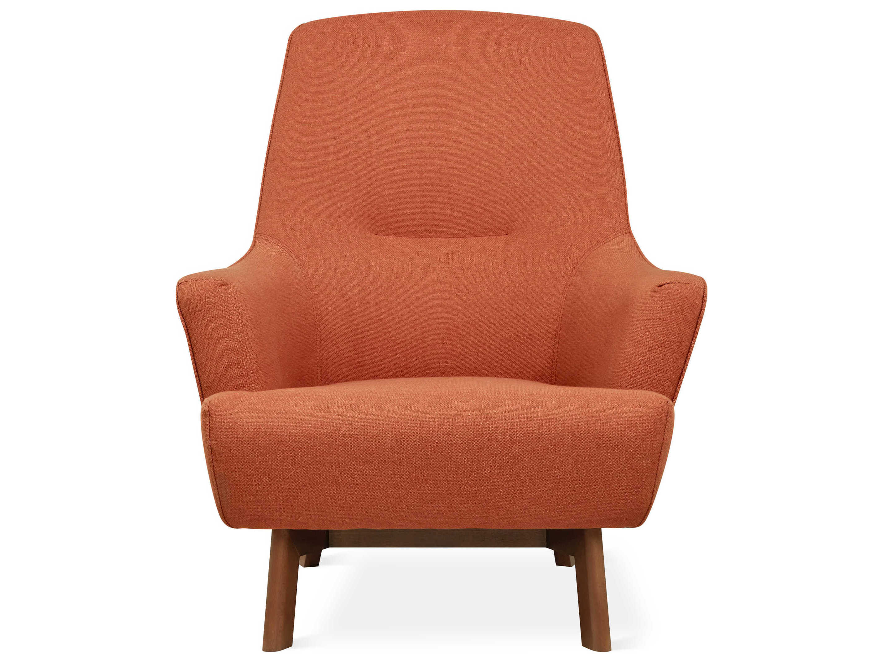 Gus* Modern Hilary Orange Fabric Accent Chair