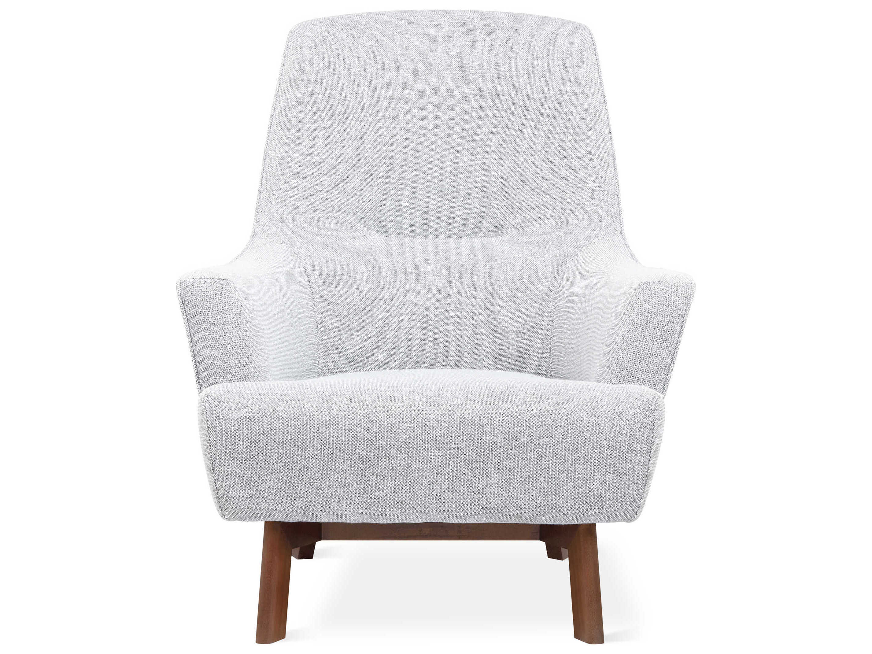 Gus* Modern Hilary White Fabric Accent Chair