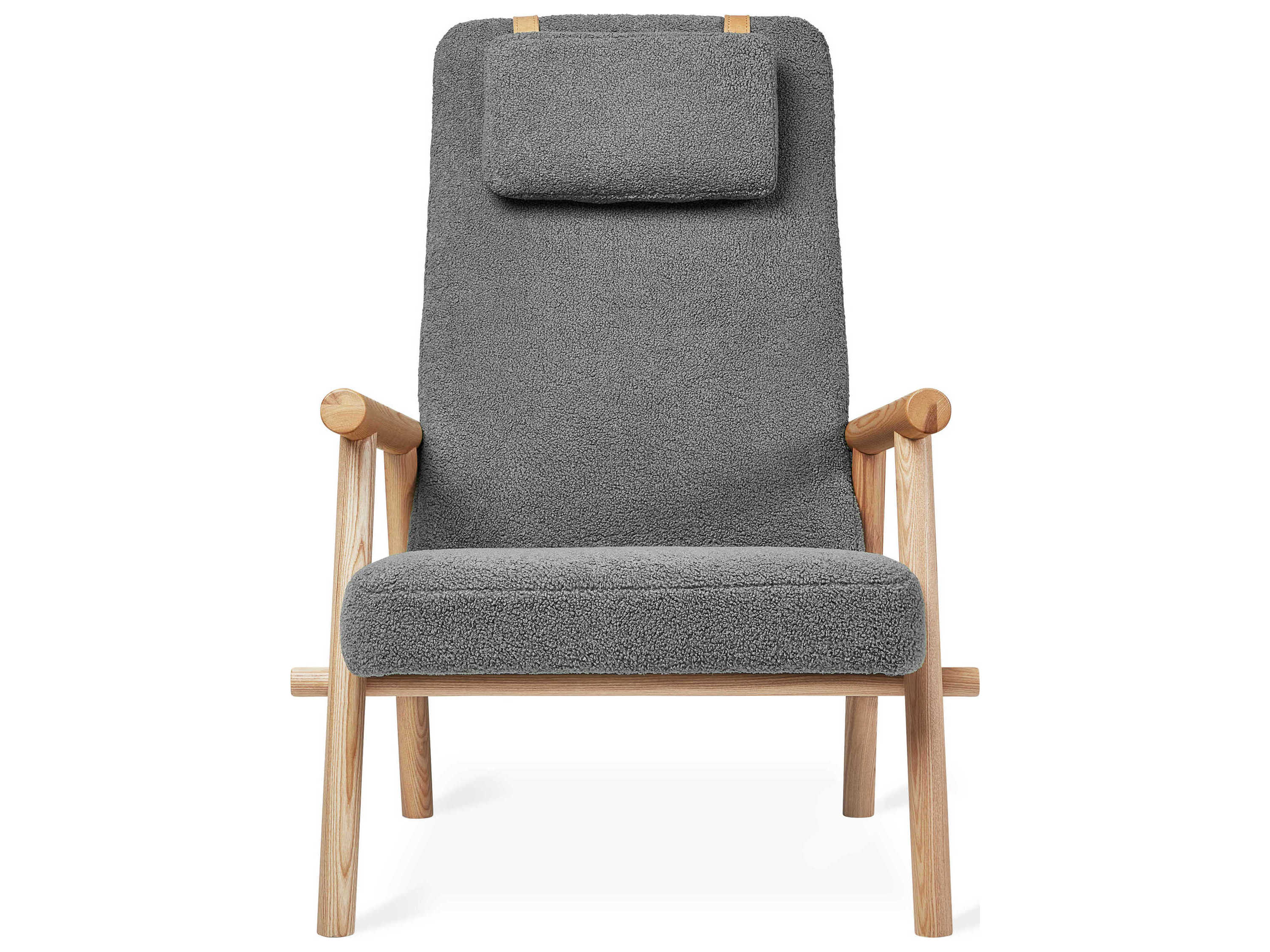 Gus* Modern Labrador Gray Fabric Accent Chair