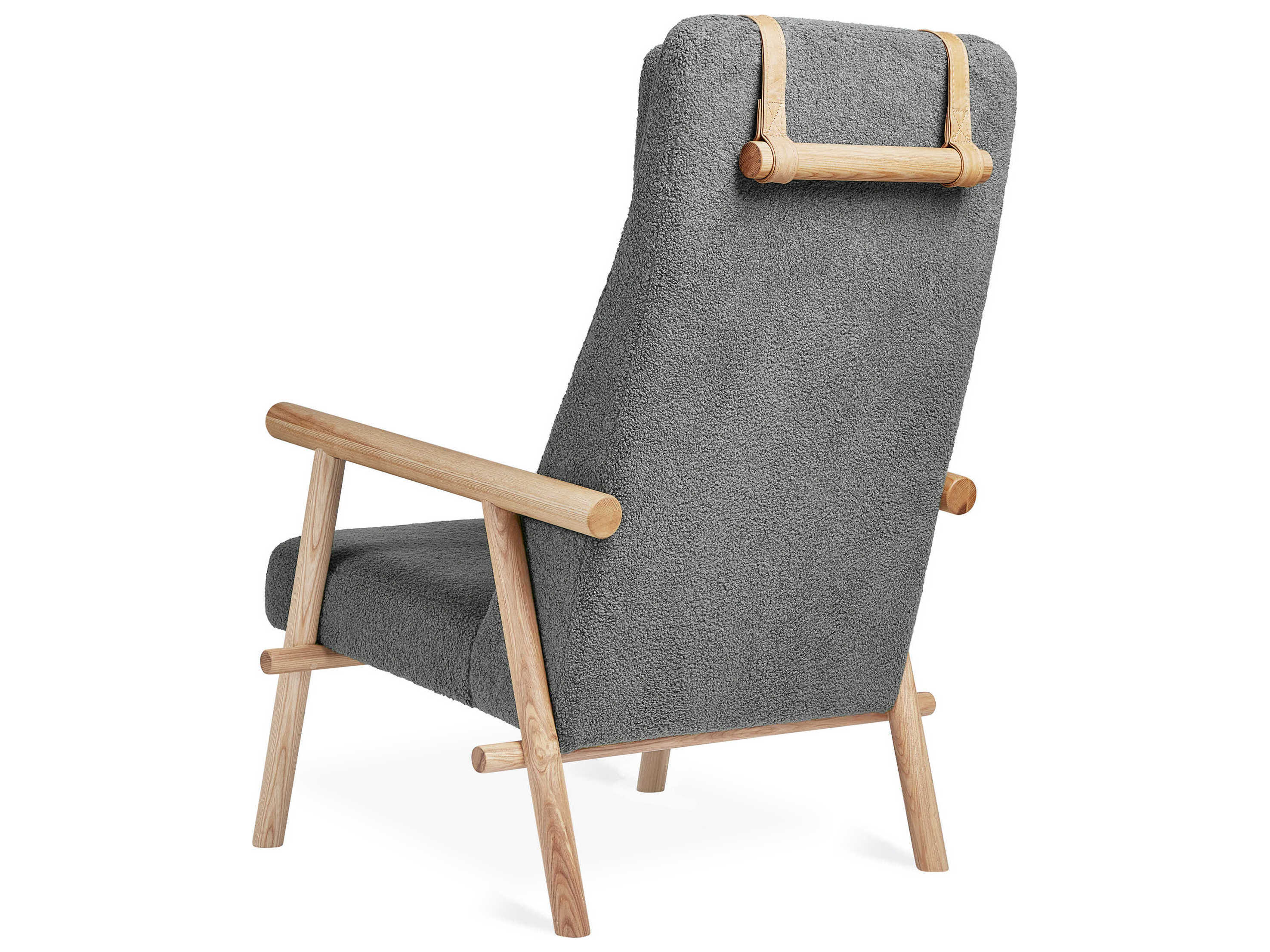 Gus* Modern Labrador Gray Fabric Accent Chair