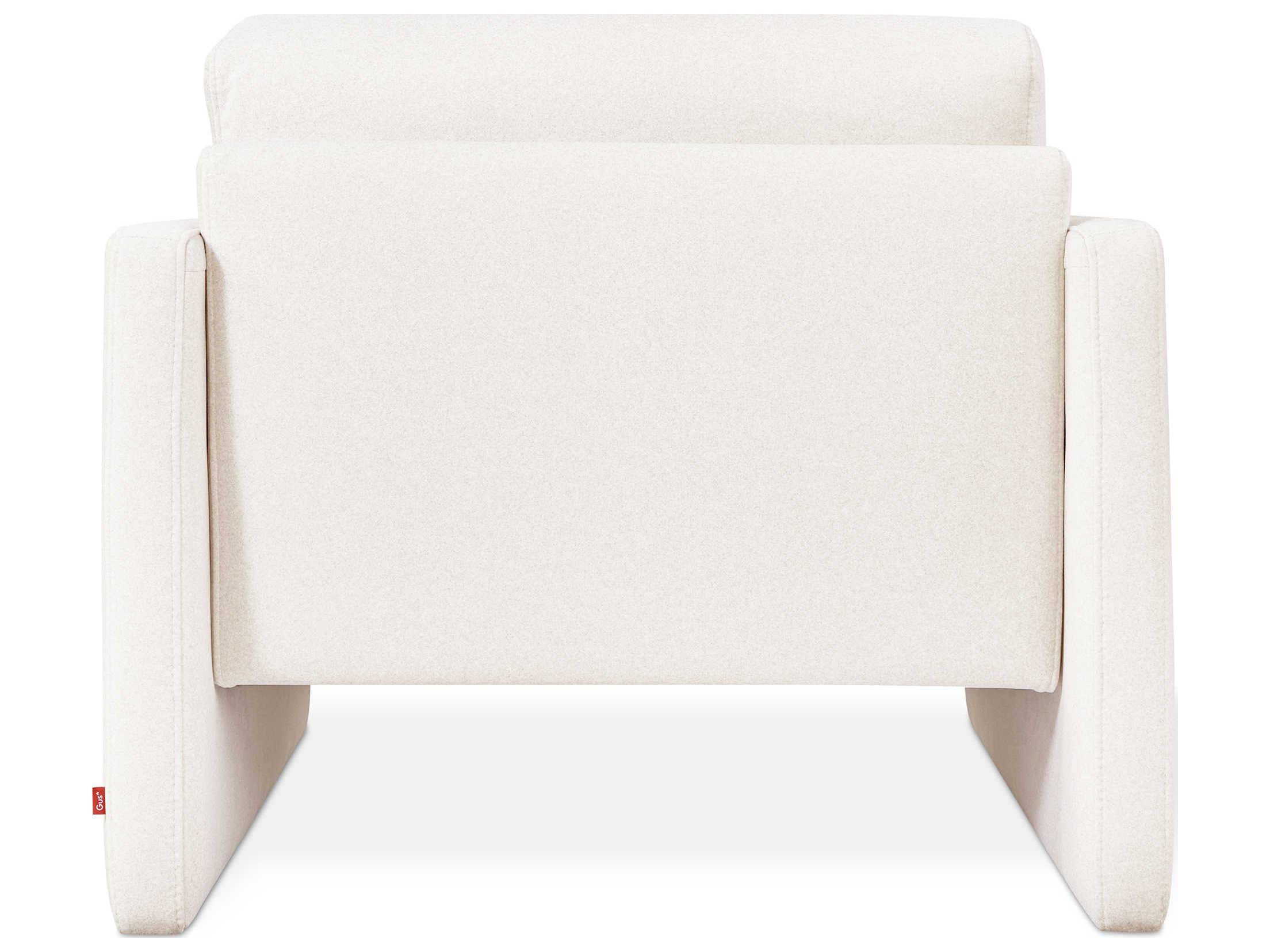 Gus* Modern Laurel White Fabric Accent Chair