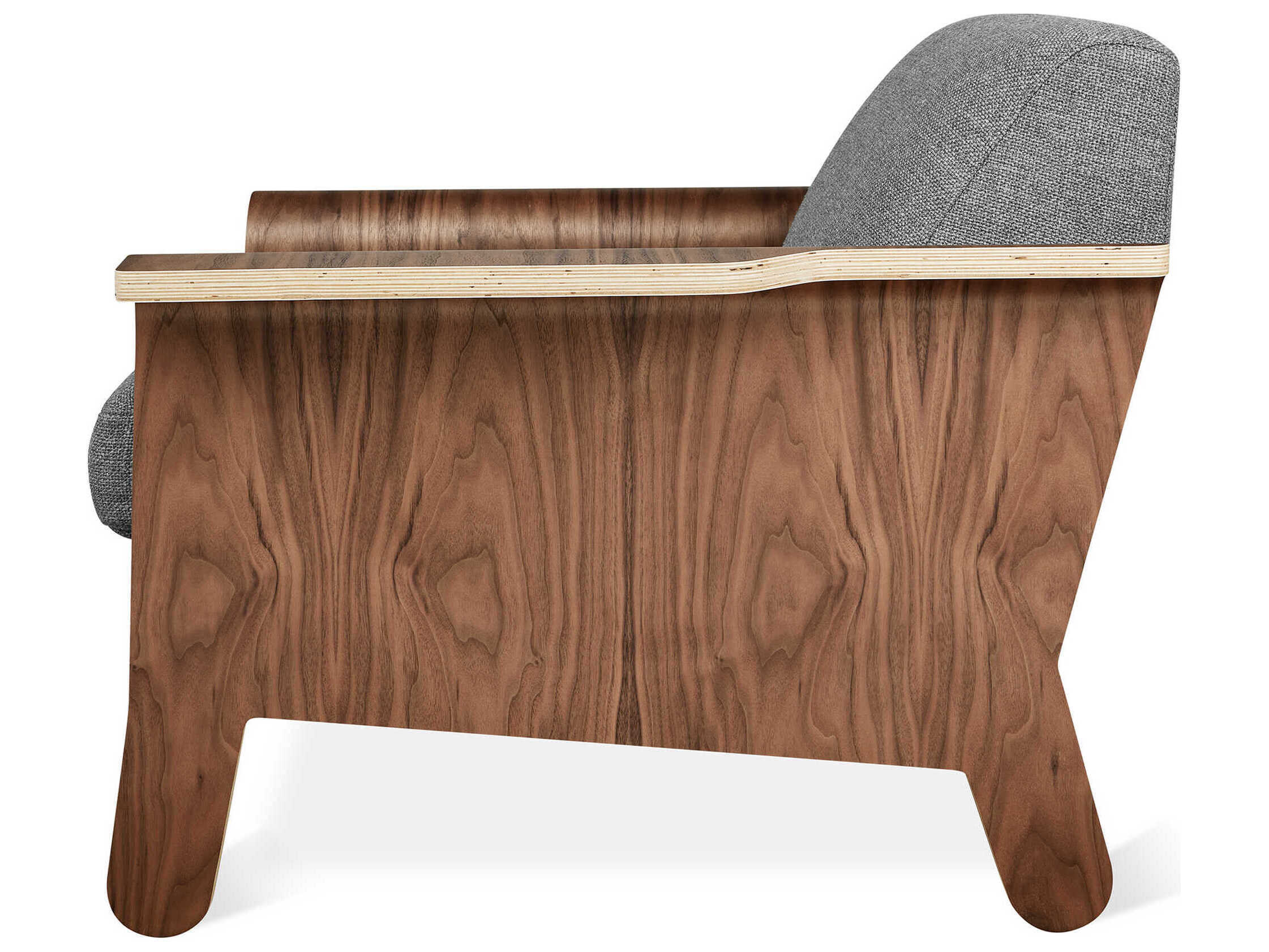 Gus* Modern Lodge Brown Fabric Accent Chair