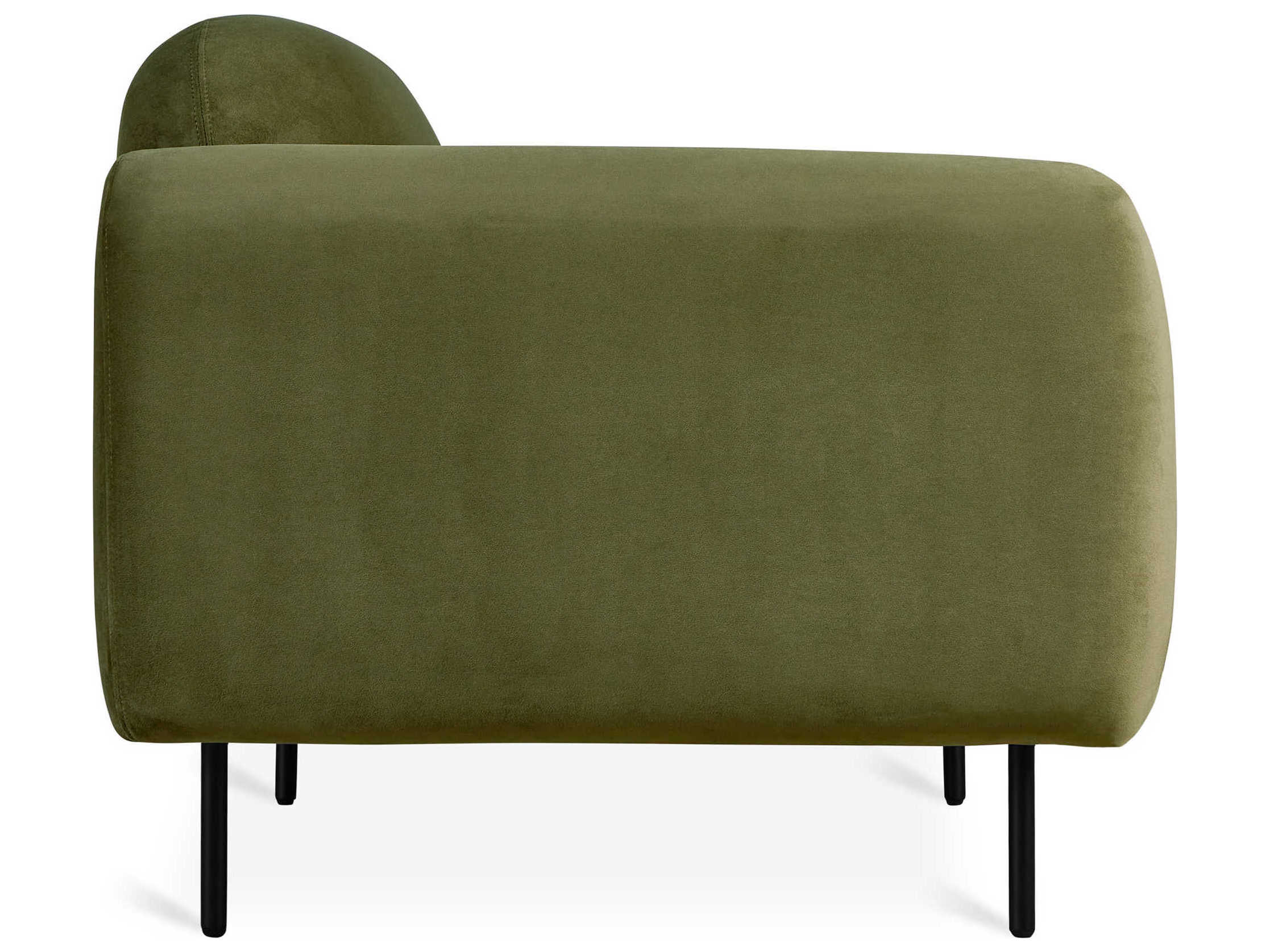 Gus* Modern Nord Green Fabric Accent Chair