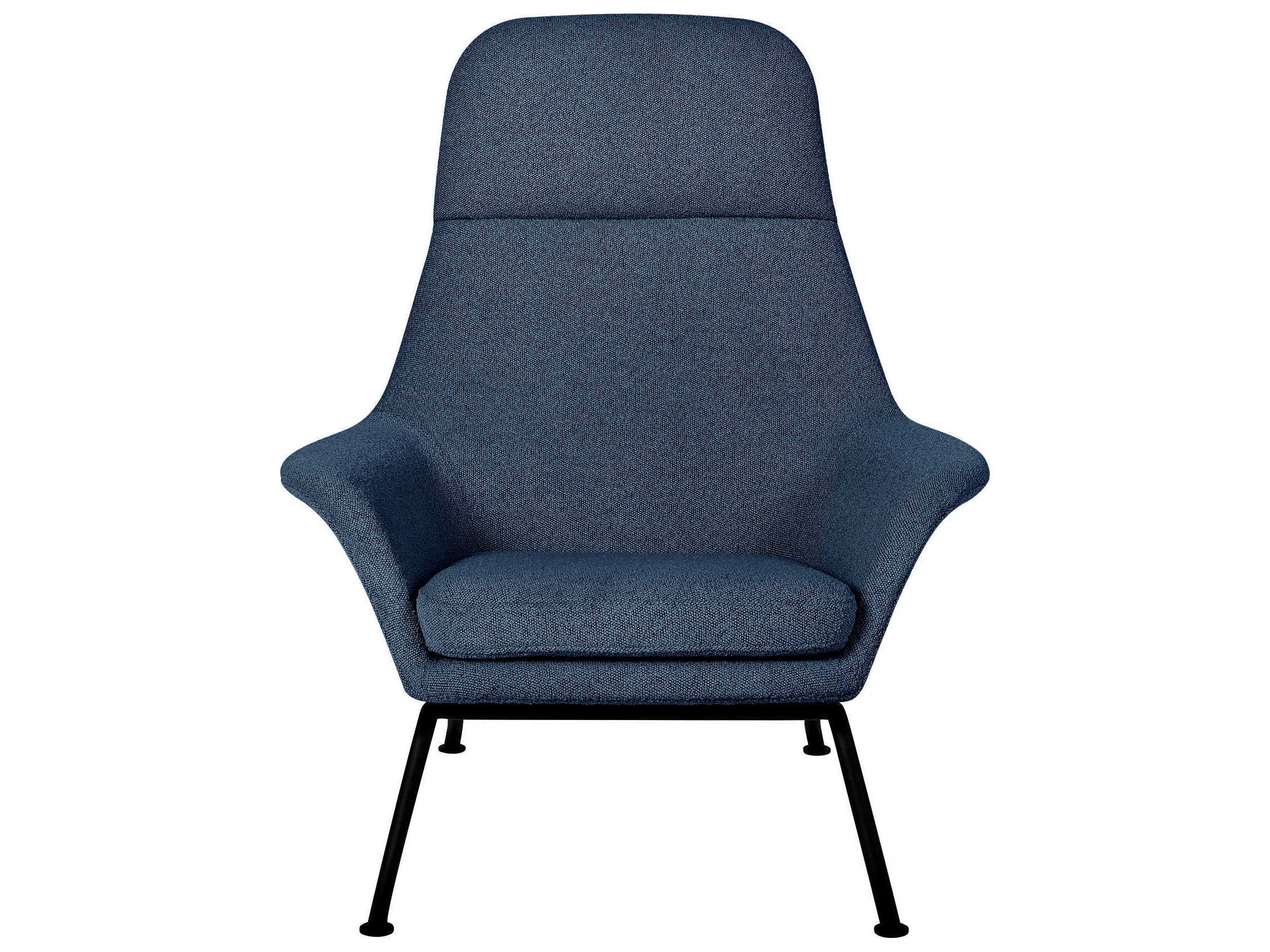 Gus* Modern Tallinn Blue Fabric Accent Chair