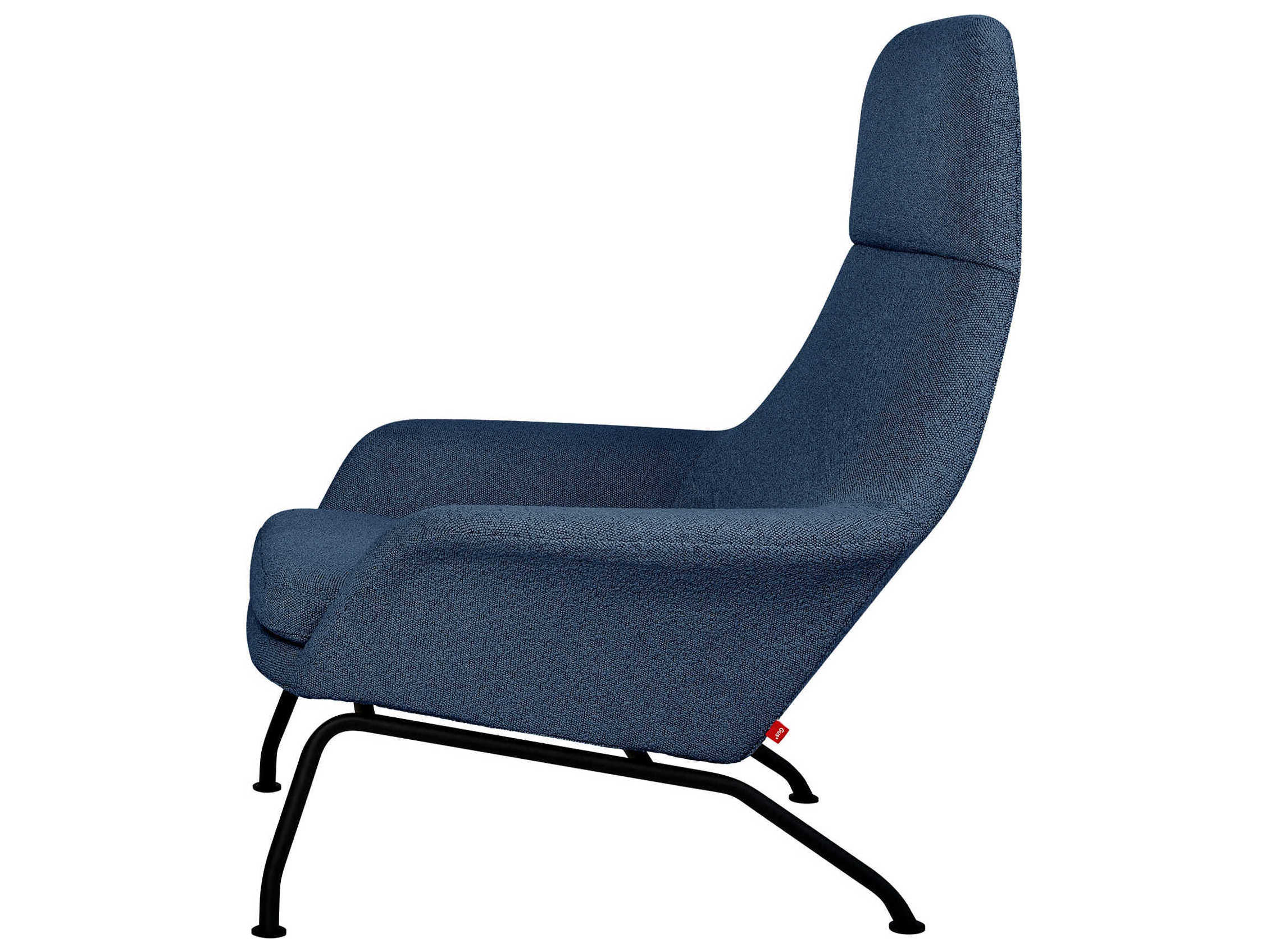 Gus* Modern Tallinn Blue Fabric Accent Chair