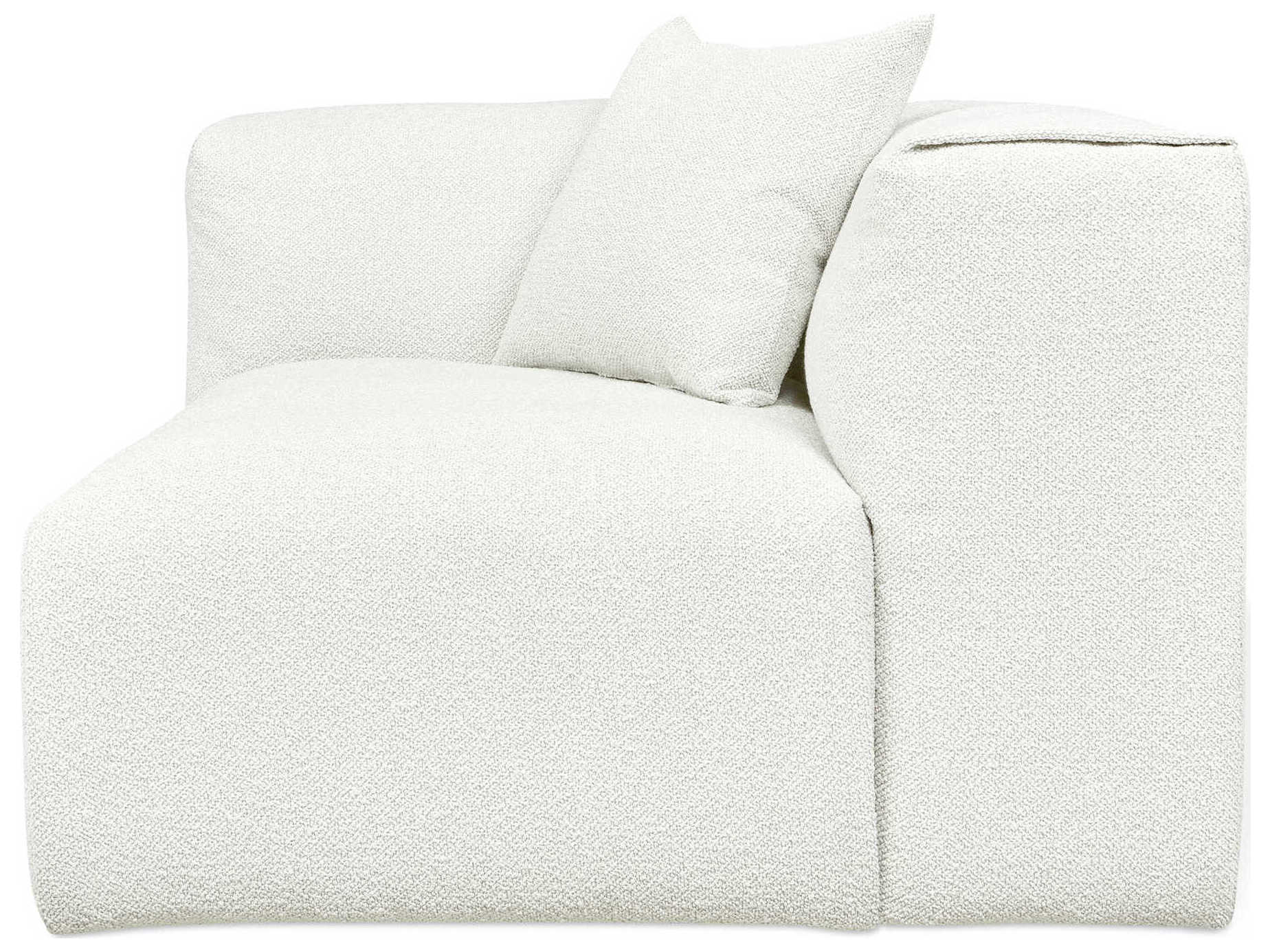 Gus* Modern Nest White Corner Chair