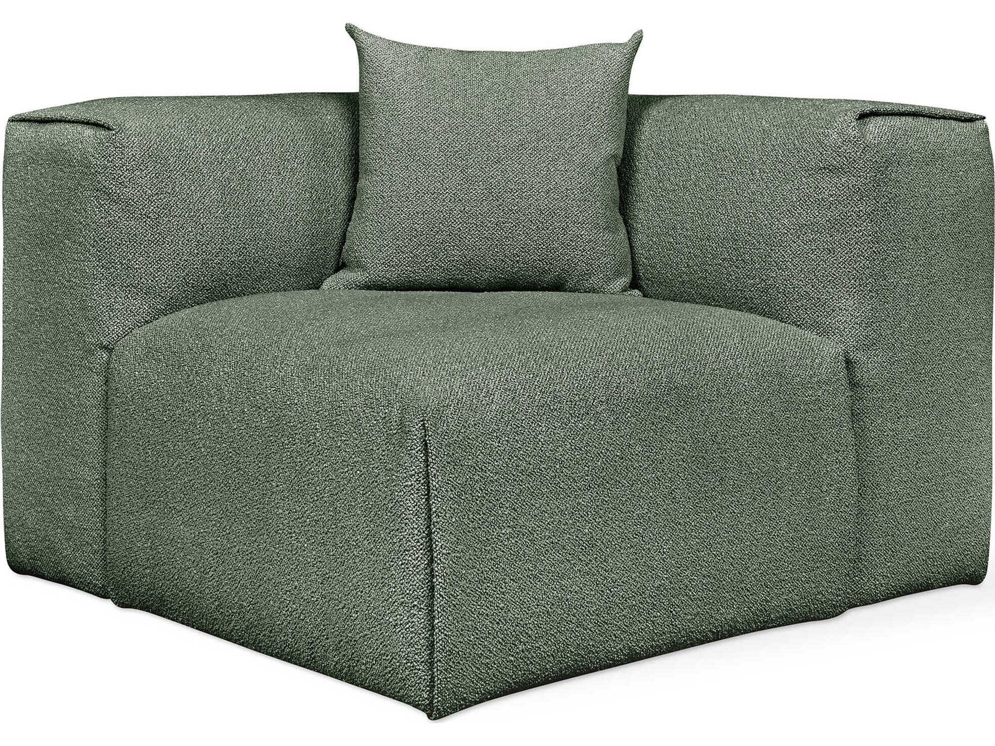 Gus* Modern Nest Green Corner Chair
