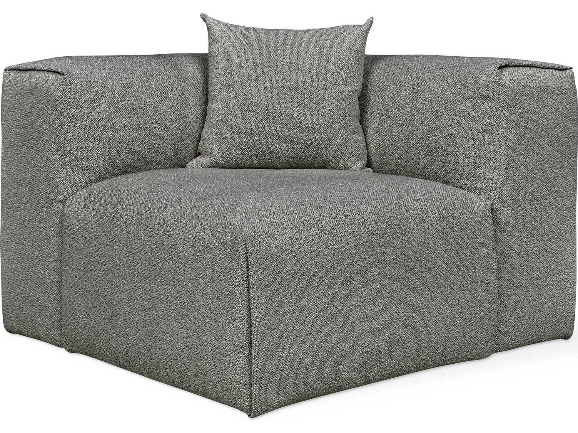 Gus* Modern Nest Gray Corner Chair