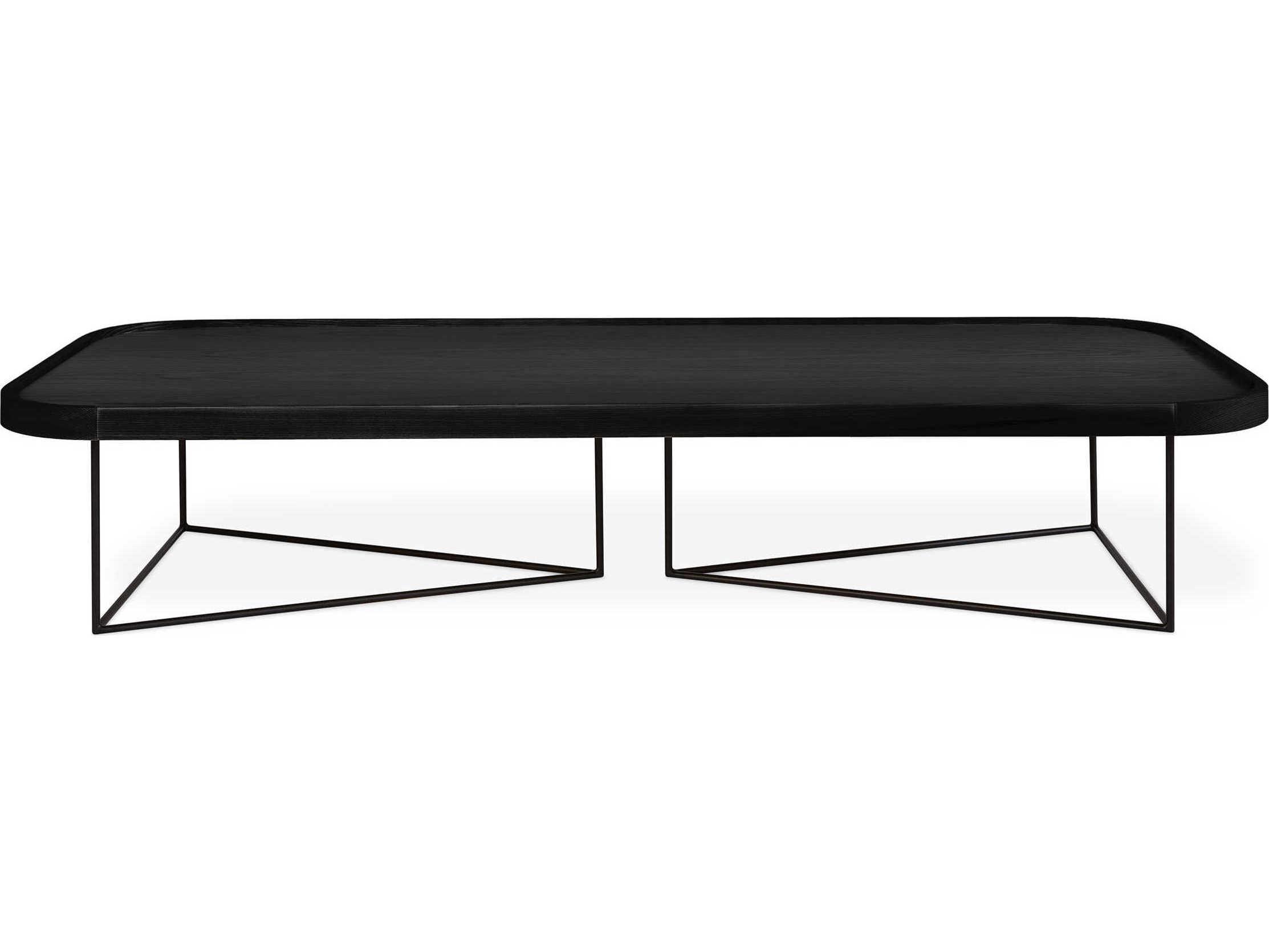 Gus* Modern Porter Rectangular Wood Ash Black Coffee Table