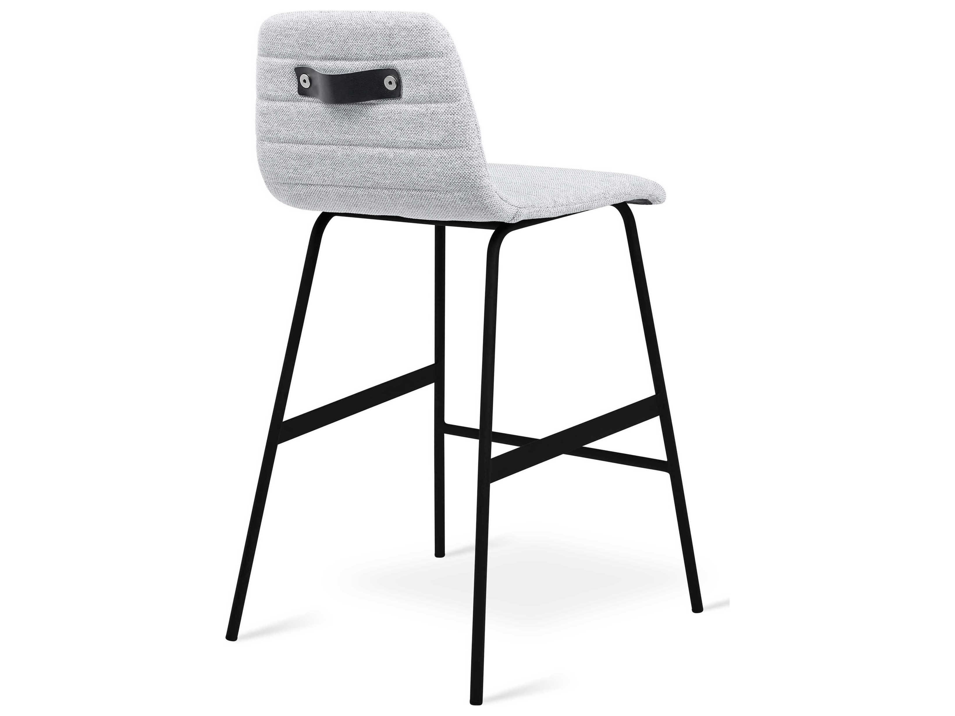 Gus* Modern Lecture Upholstered Pixel Shale Counter Stool