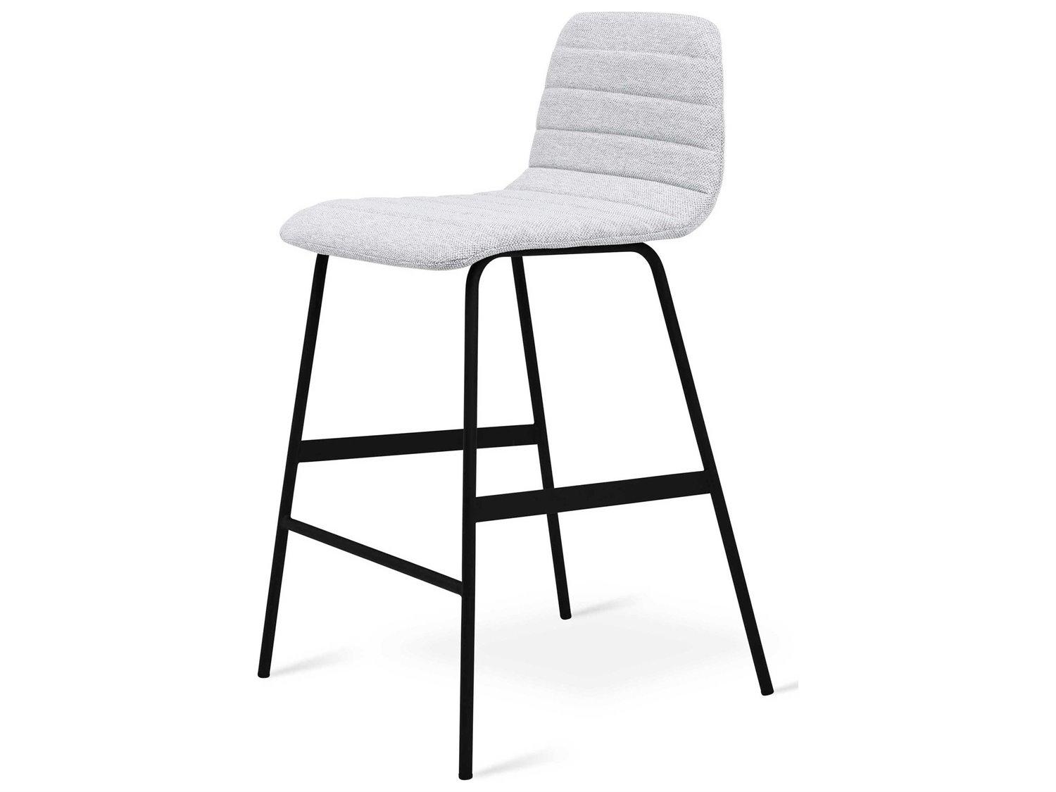 Gus* Modern Lecture Upholstered Pixel Shale Counter Stool
