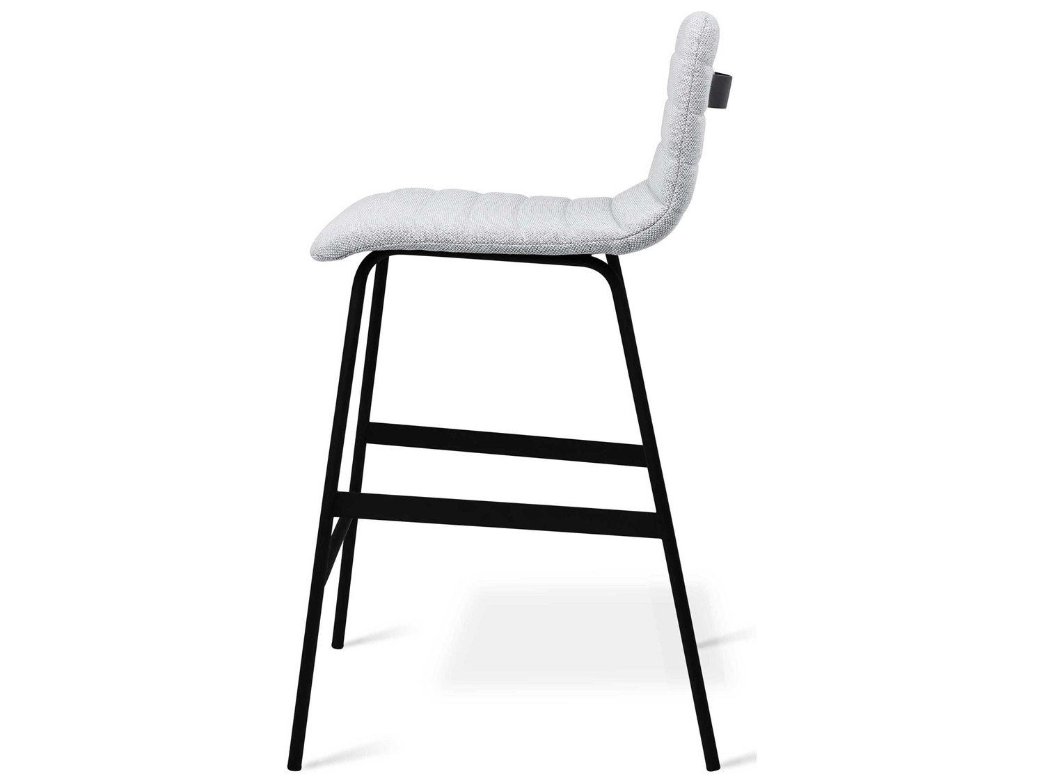 Gus* Modern Lecture Upholstered Pixel Shale Counter Stool