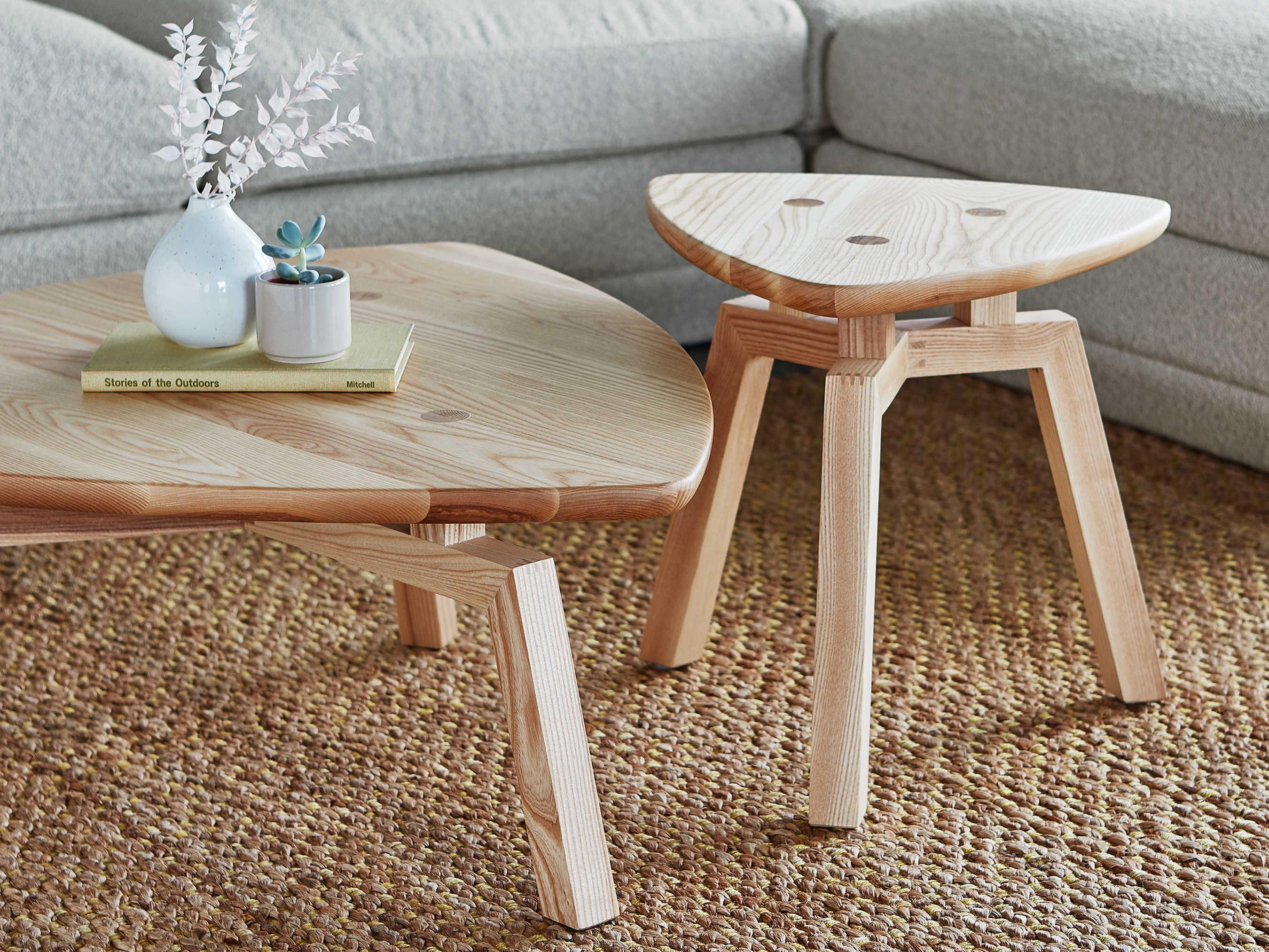 Gus* Modern Solana Wood Ash Blonde Coffee Table