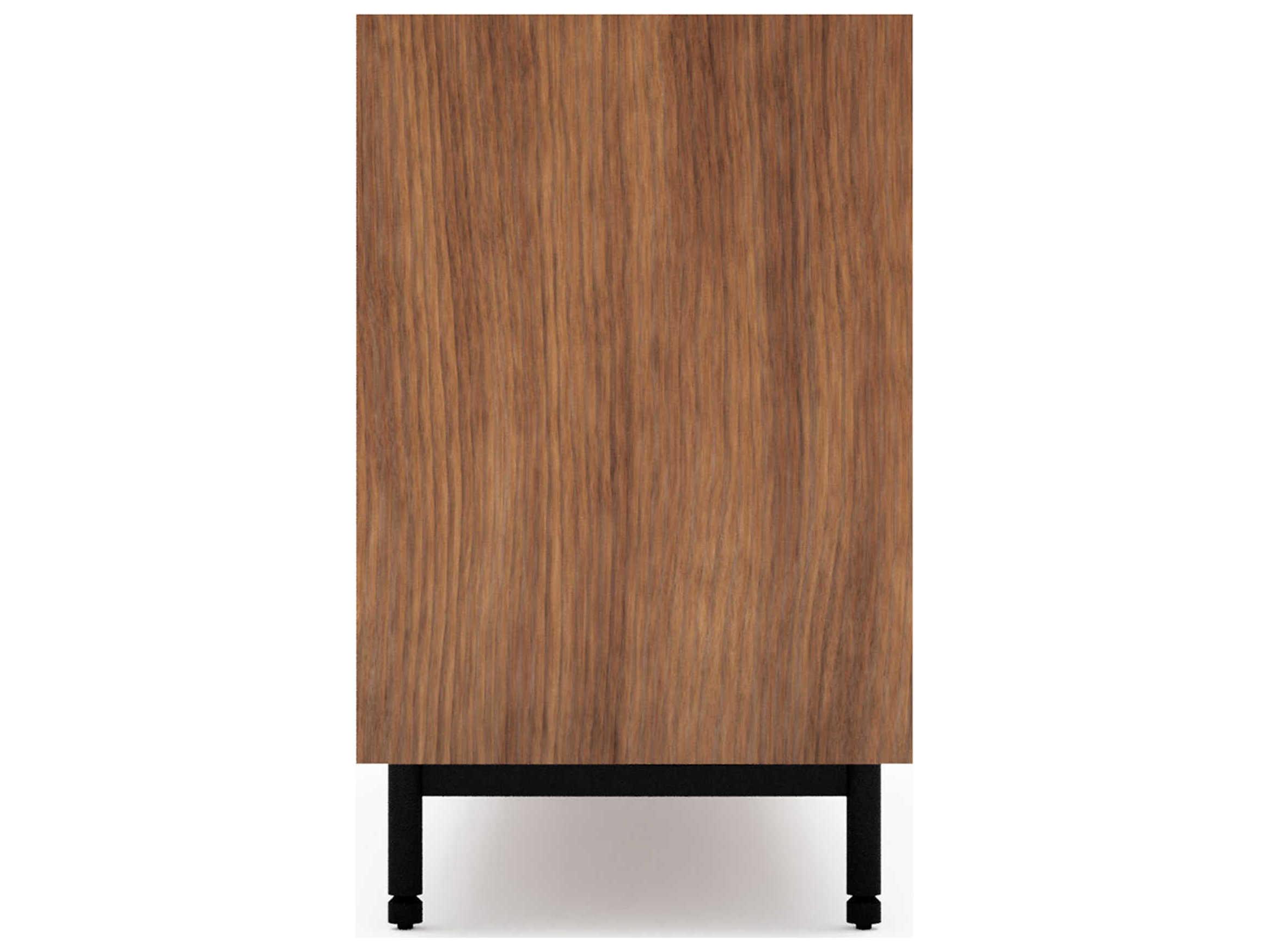 Gus* Modern Munro 6-Drawers Black Walnut Wood Double Dresser