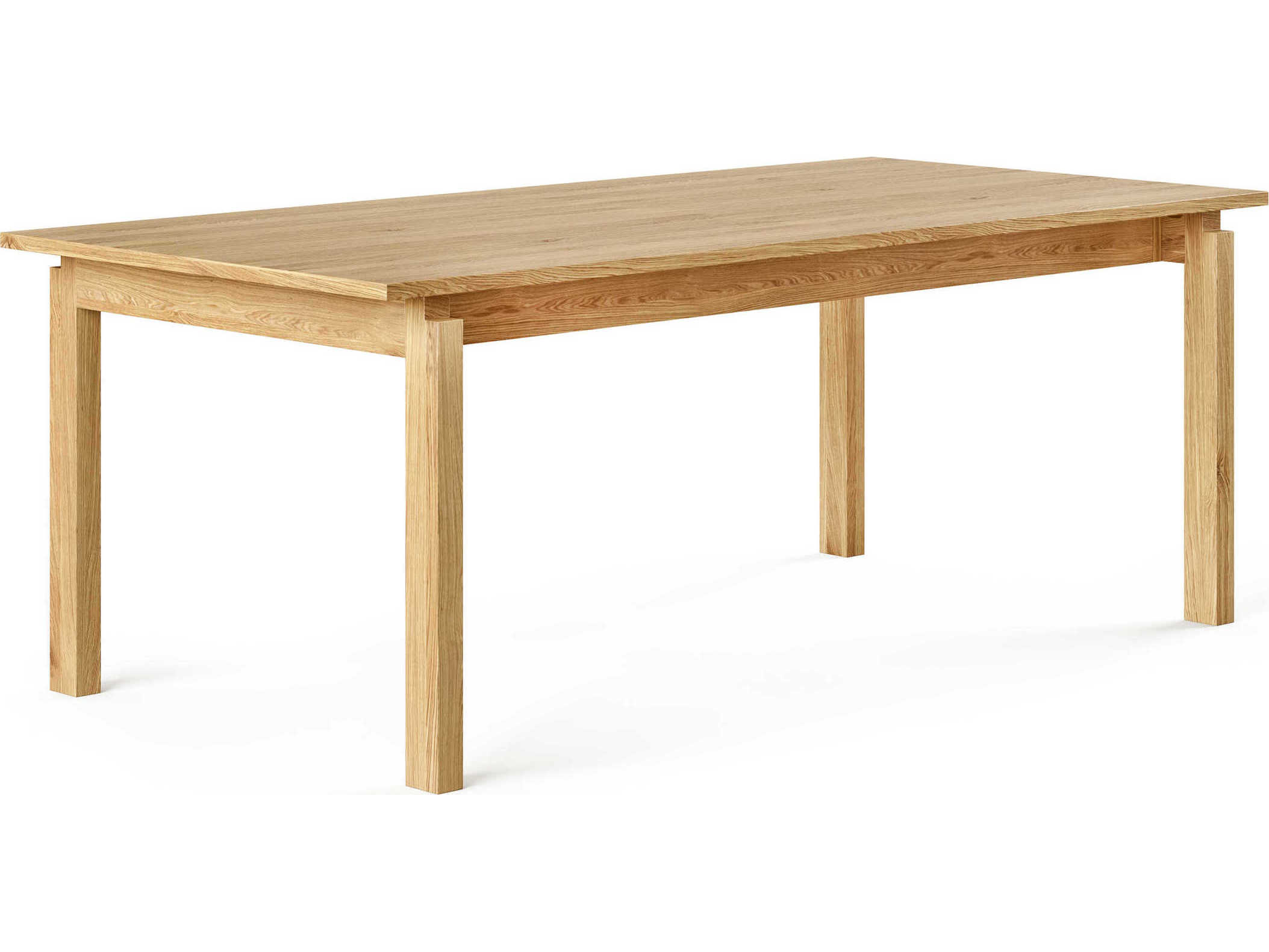 Gus* Modern Annex Extendable Rectangular Wood White Oak Dining Table