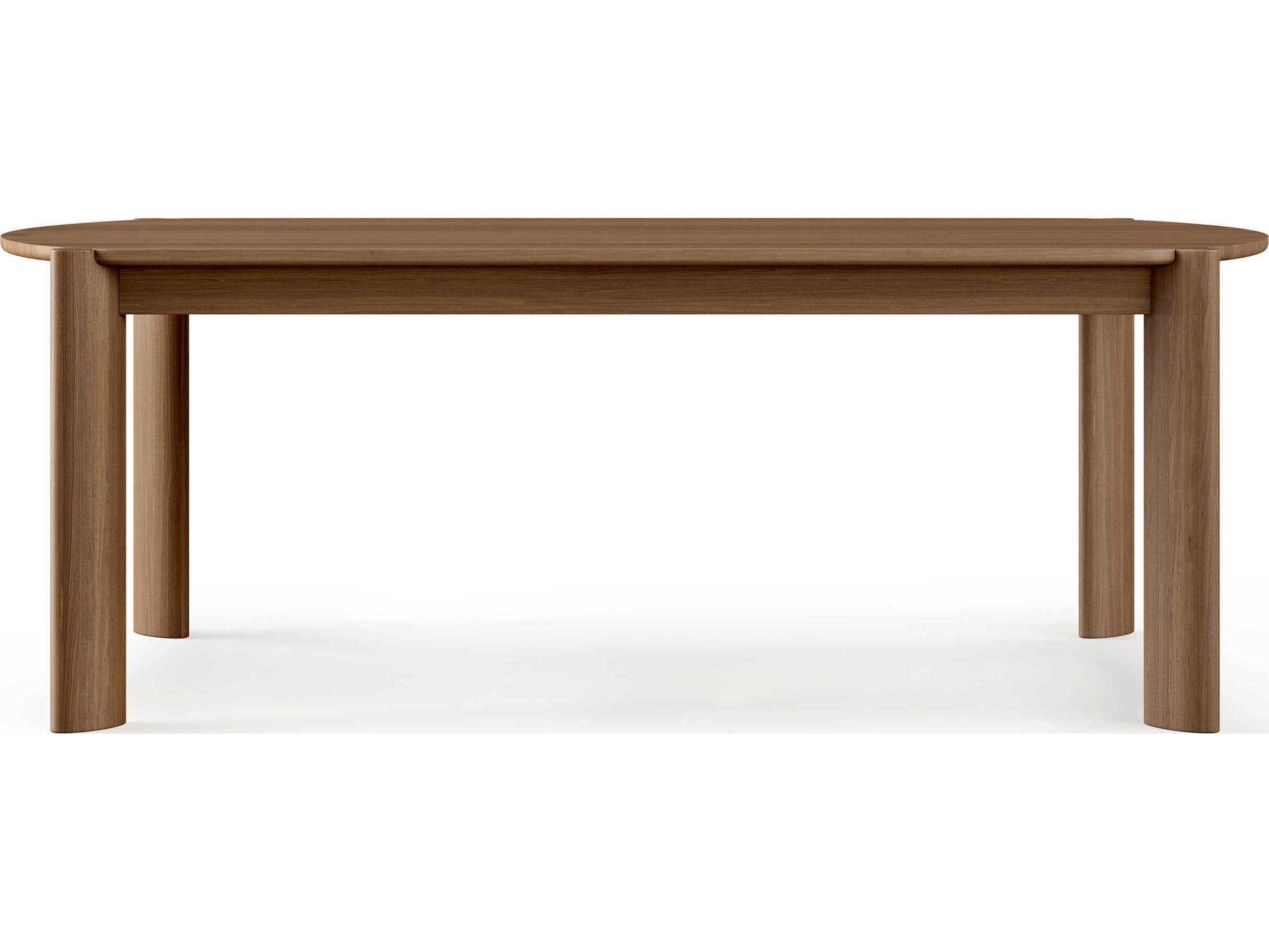 Gus* Modern Bancroft Oval Wood Walnut Dining Table