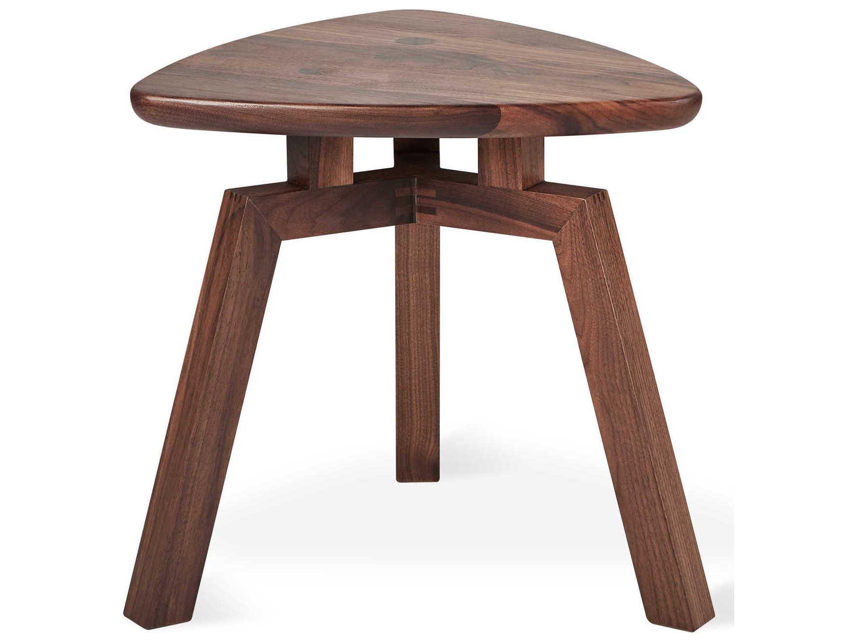 Gus* Modern Solana Wood Walnut End Table