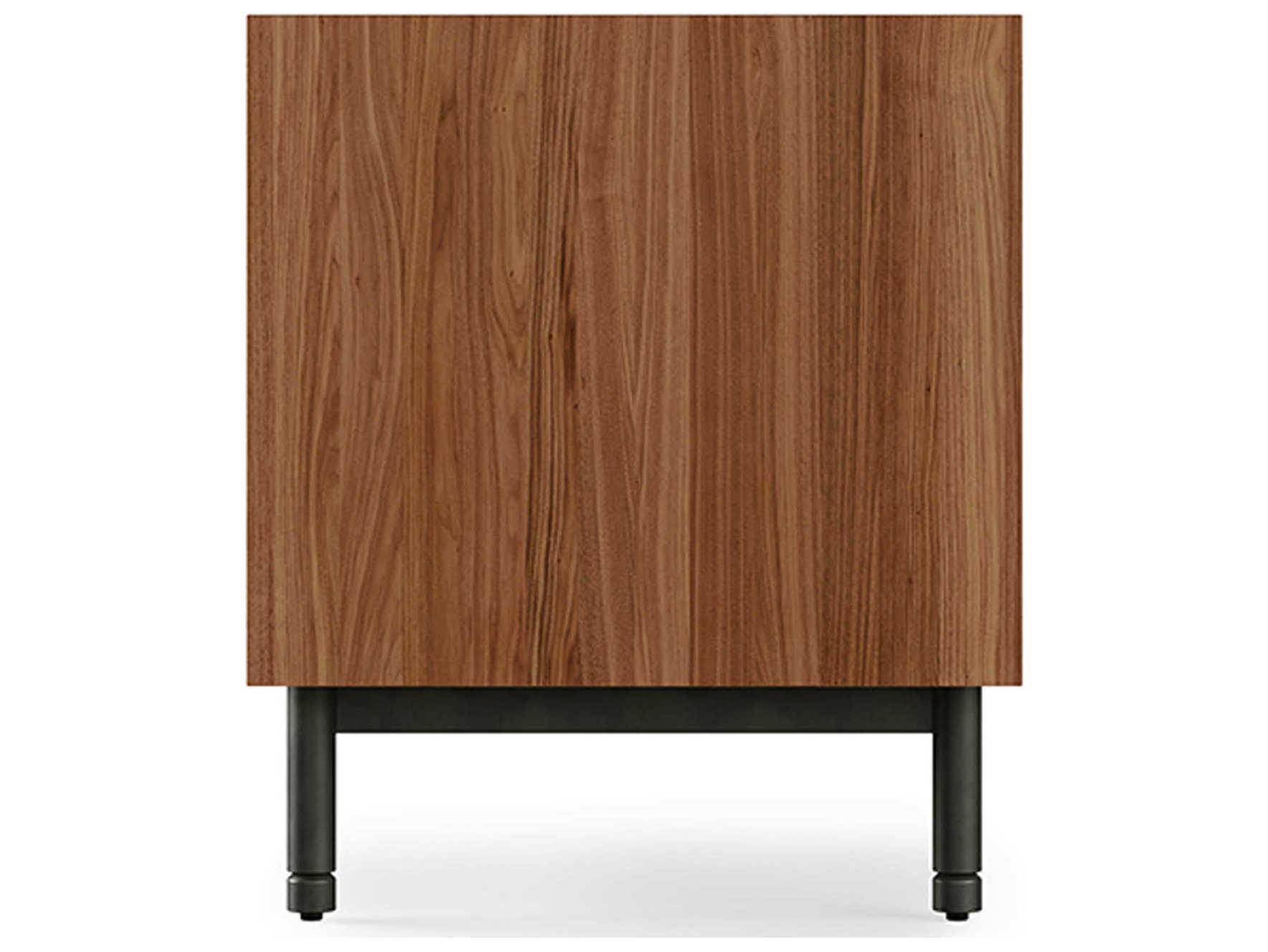 Gus* Modern Munro 59" Walnut Wood Media Console