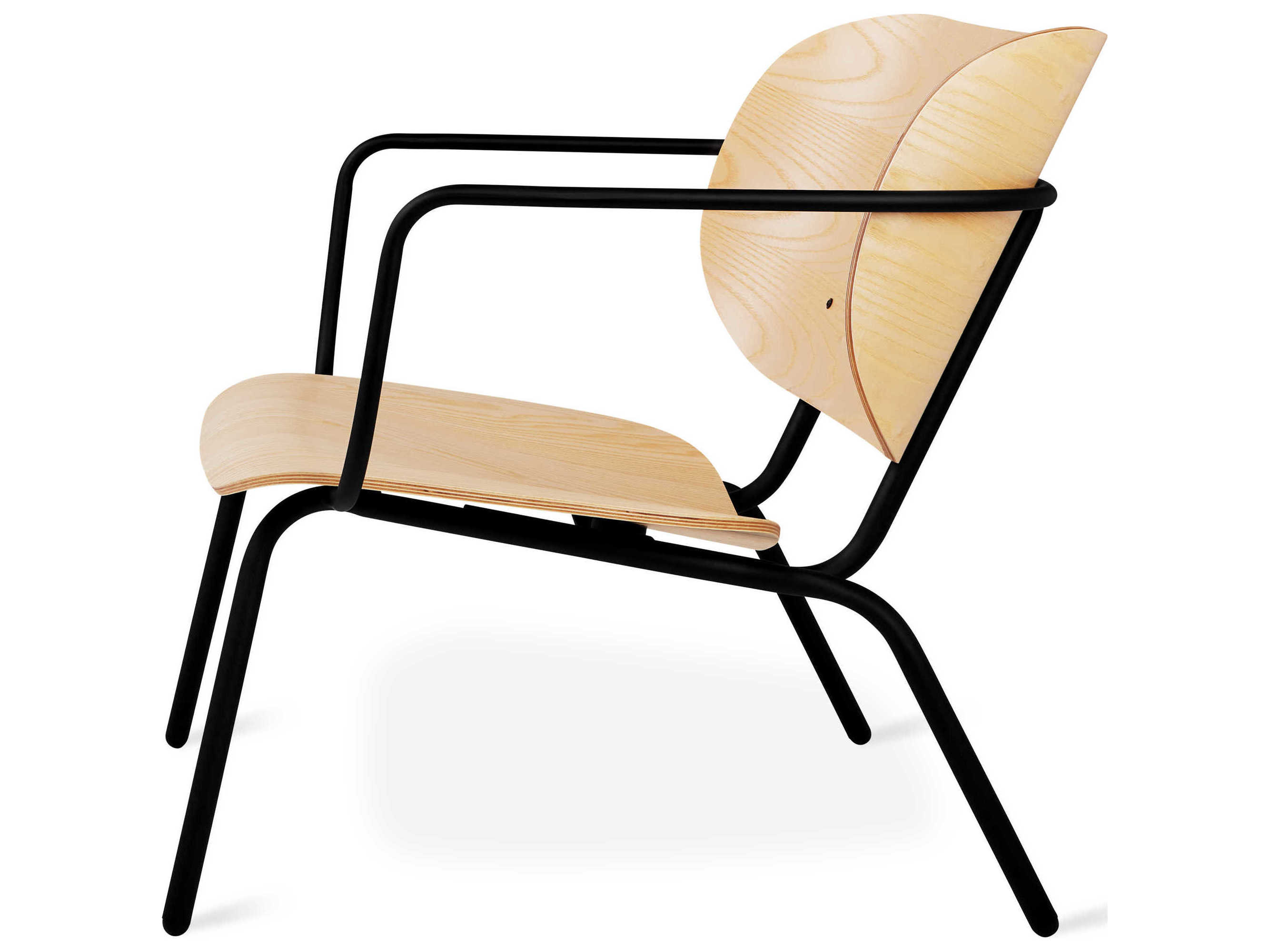 Gus* Modern Bantam Black Accent Chair