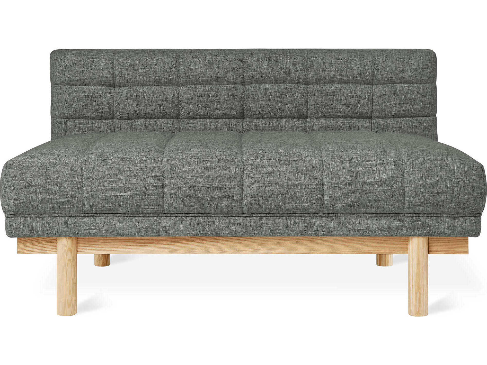 Gus* Modern Mulholland Brown Fabric Tufted Chair and a Half