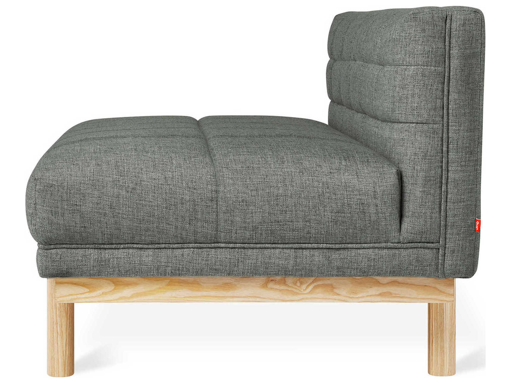 Gus* Modern Mulholland Brown Fabric Tufted Chair and a Half