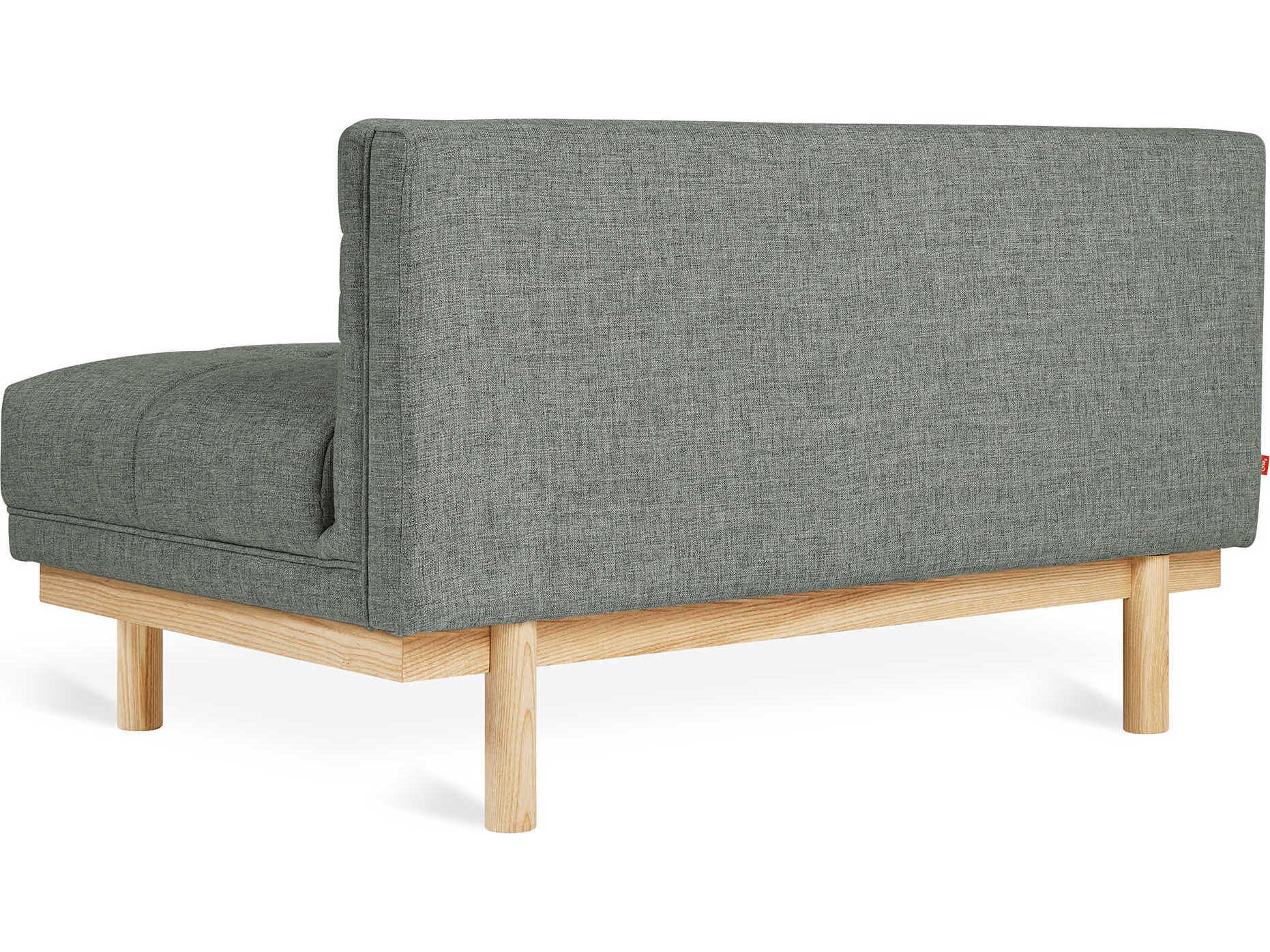 Gus* Modern Mulholland Brown Fabric Tufted Chair and a Half