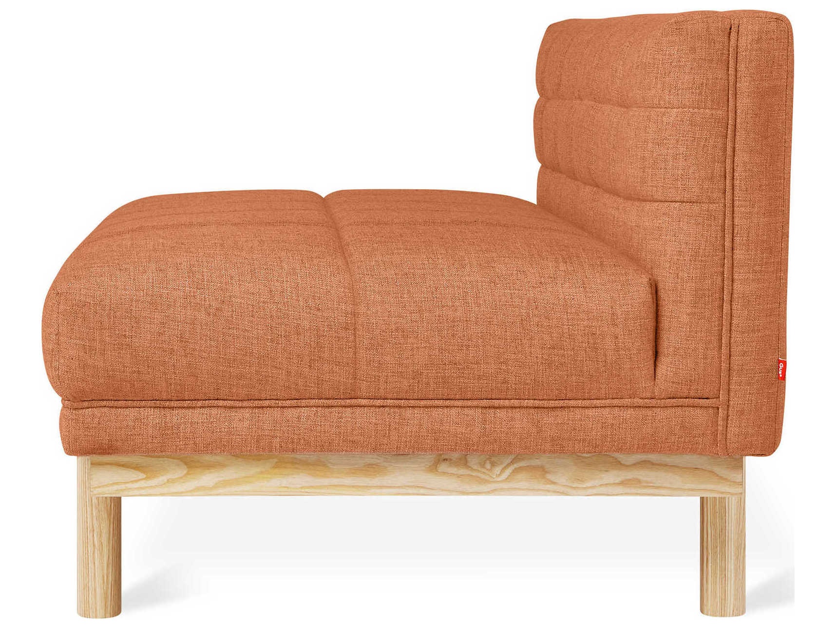 Gus* Modern Mulholland Brown Fabric Tufted Chair and a Half