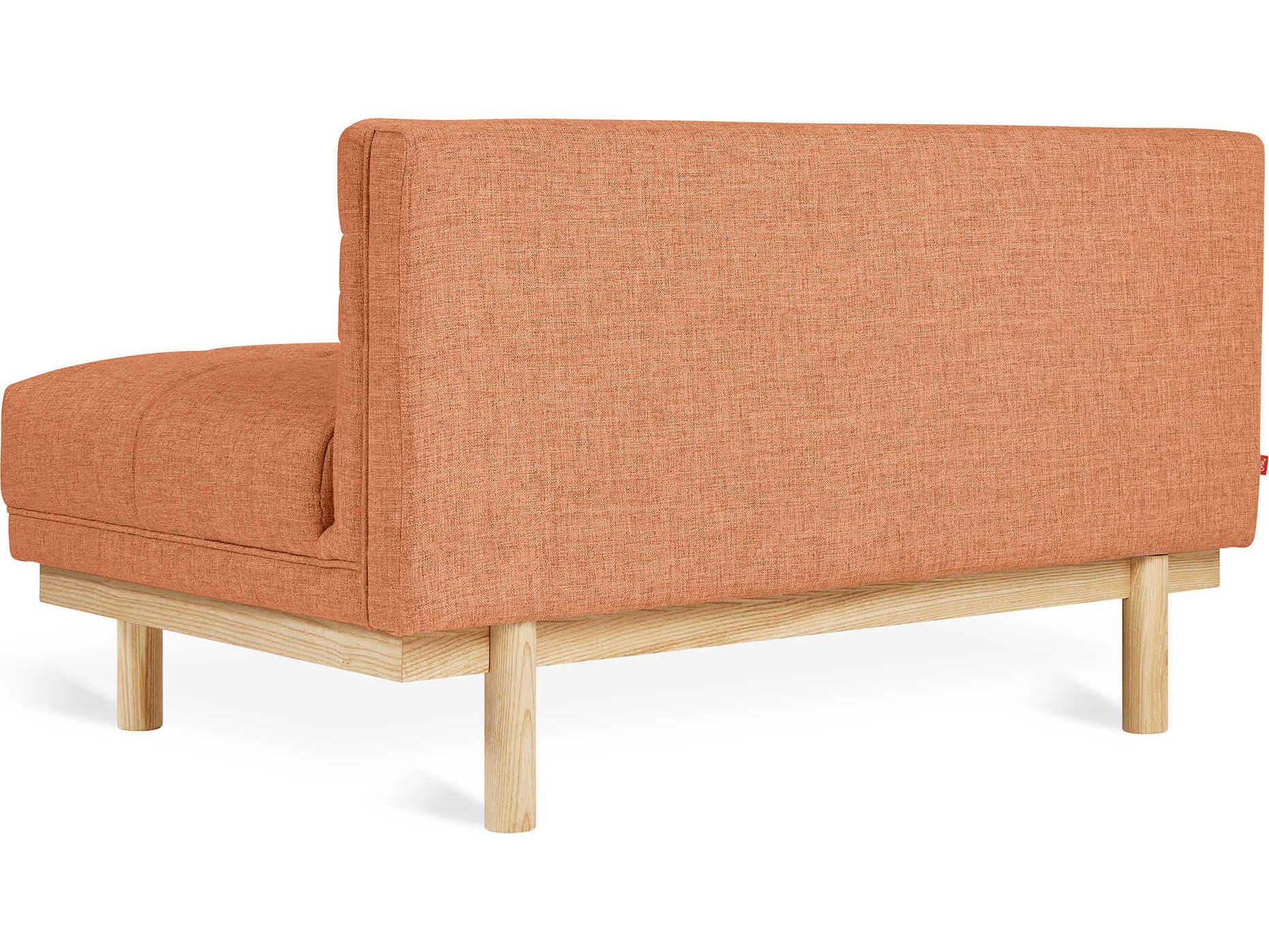 Gus* Modern Mulholland Brown Fabric Tufted Chair and a Half