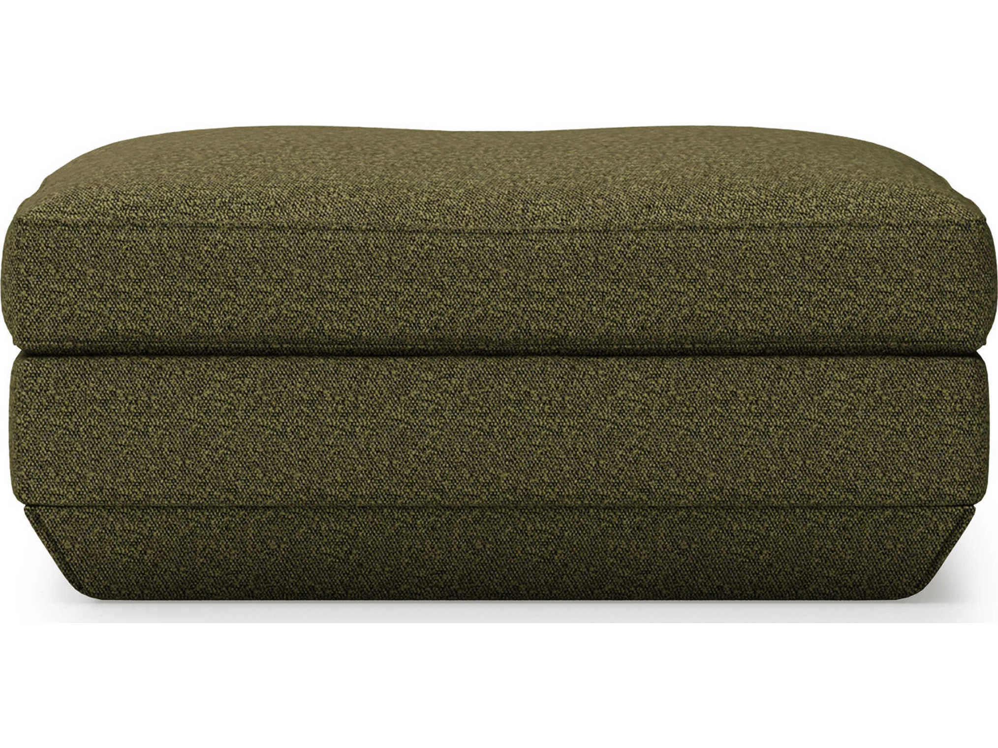 Gus* Modern Podium Copenhagen Terra Green Upholstered Ottoman