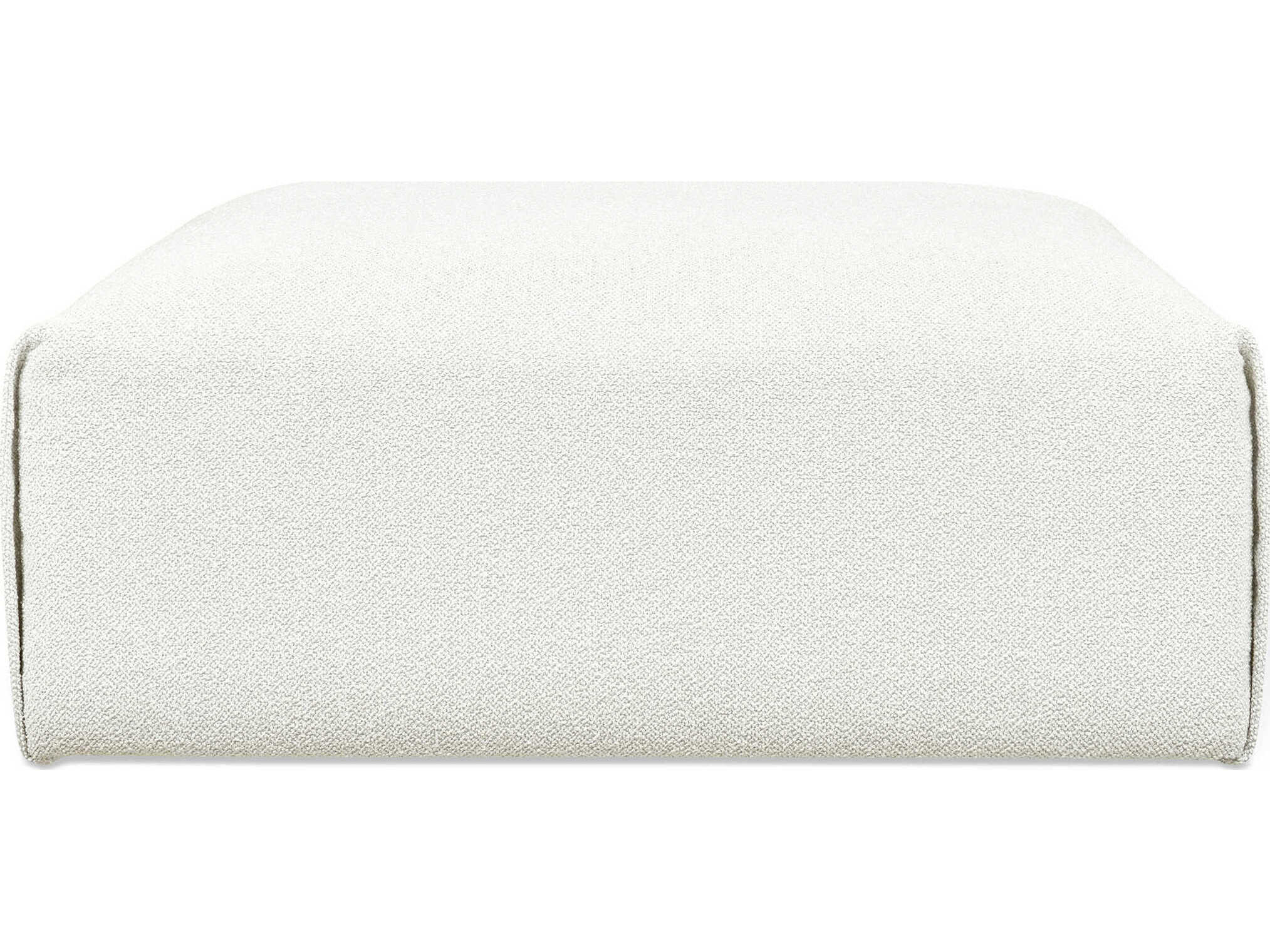 Gus* Modern Nest Morris Bone White Upholstered Ottoman