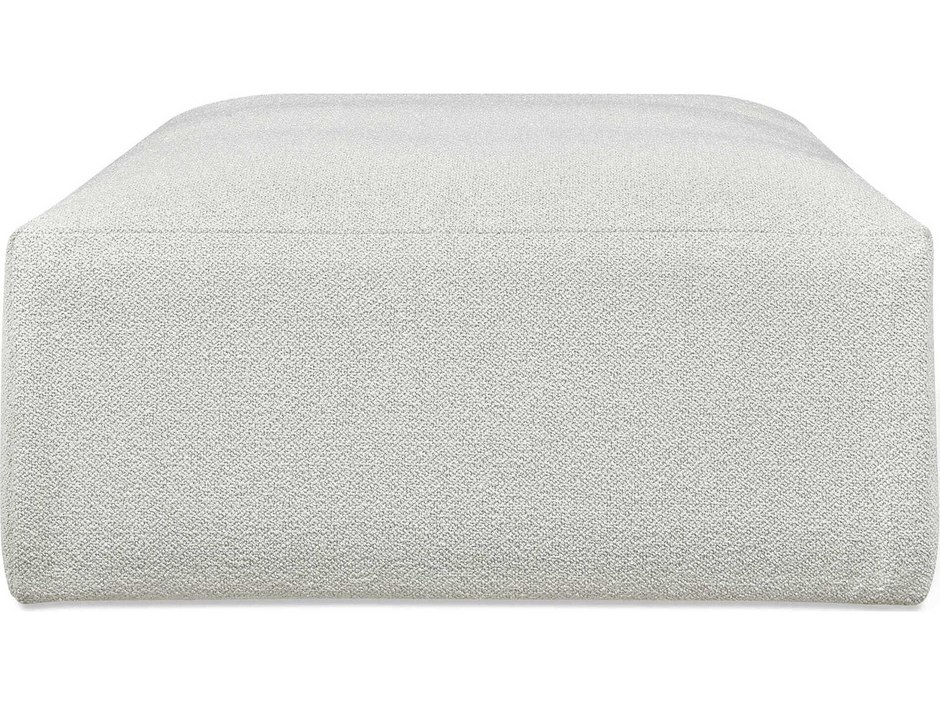 Gus* Modern Nest Morris Fog Gray Upholstered Ottoman