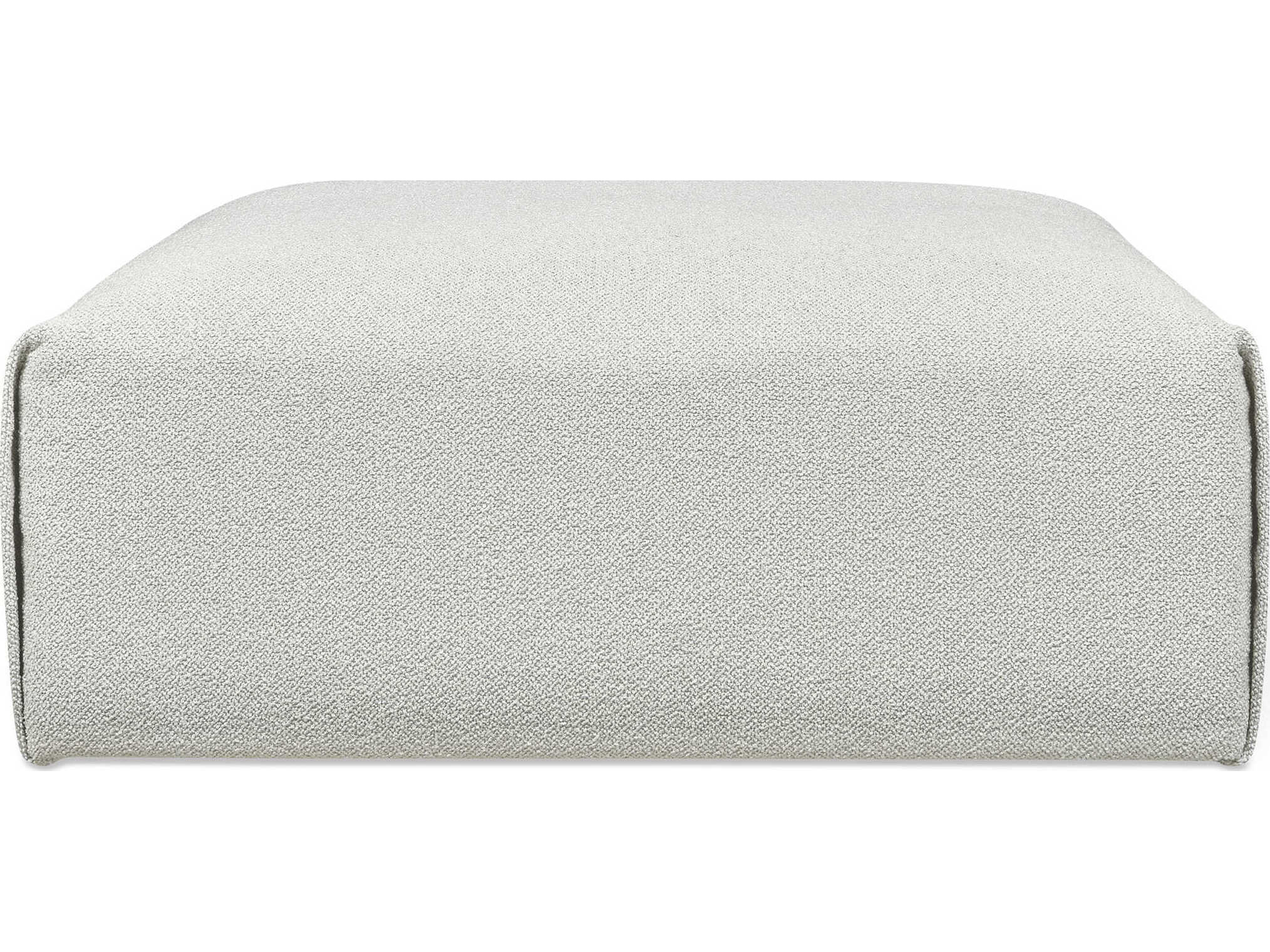 Gus* Modern Nest Morris Fog Gray Upholstered Ottoman