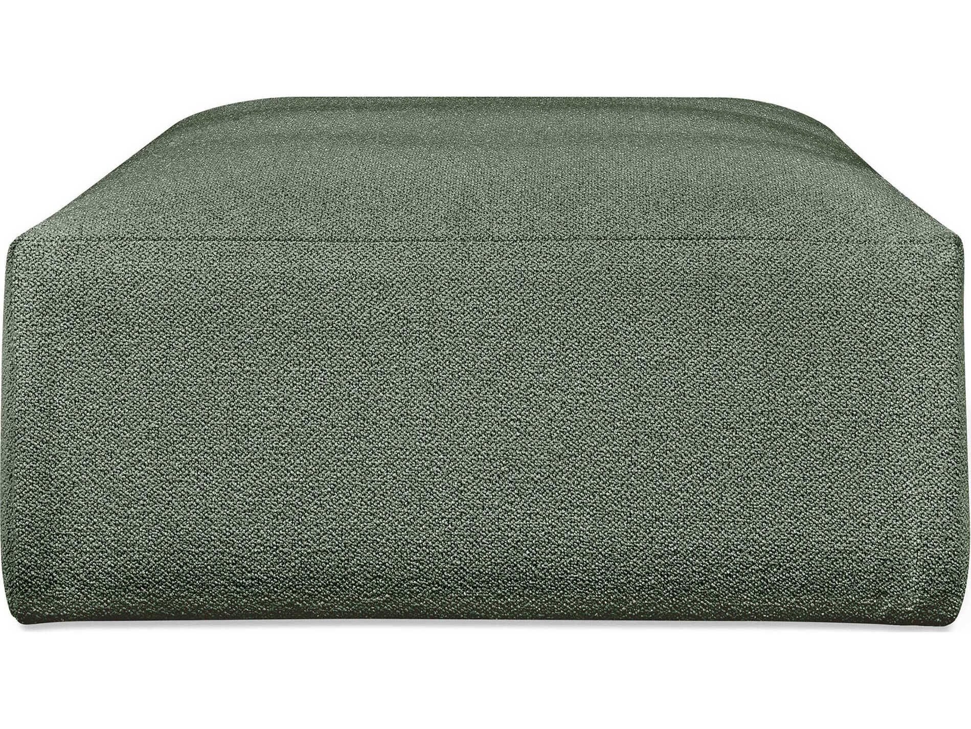 Gus* Modern Nest Morris Pine Green Upholstered Ottoman